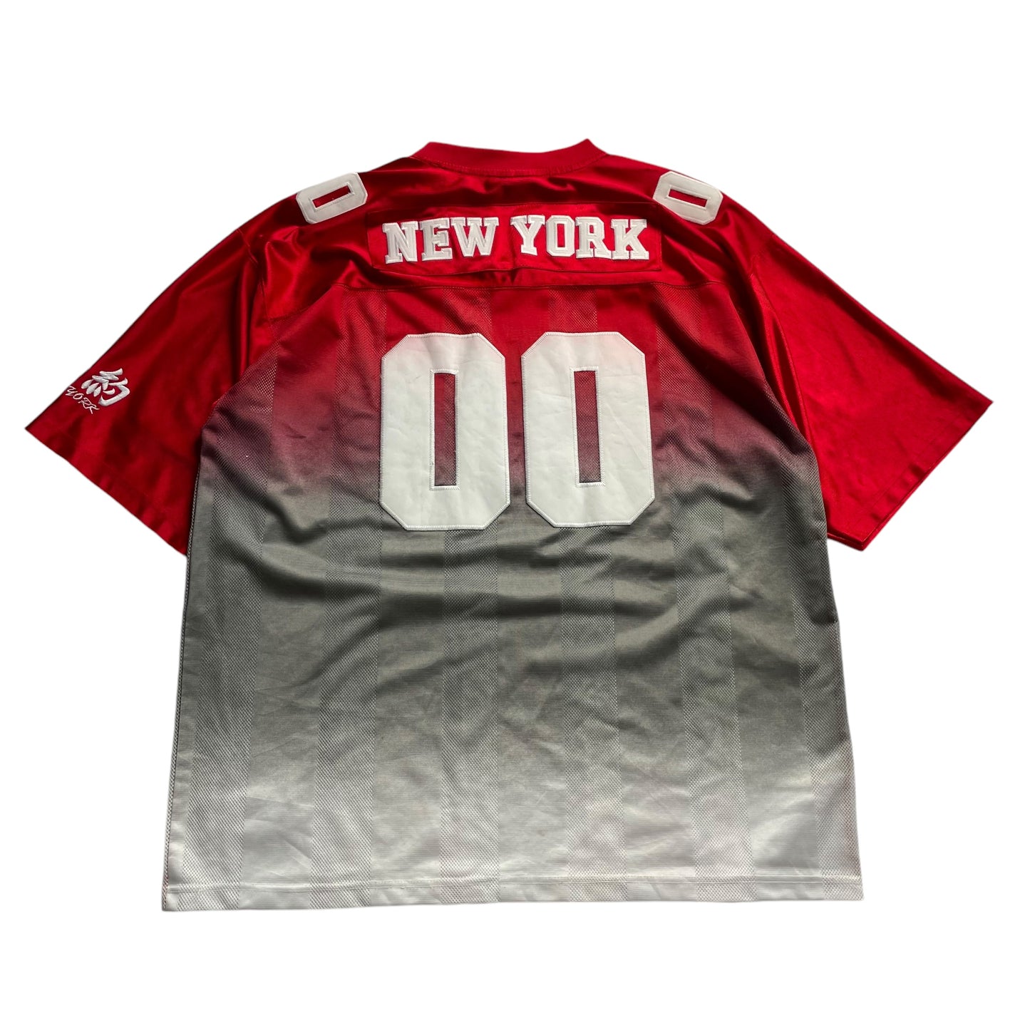 Relax by Relax Designs "New York" Kanji Logo Football Jersey XXL