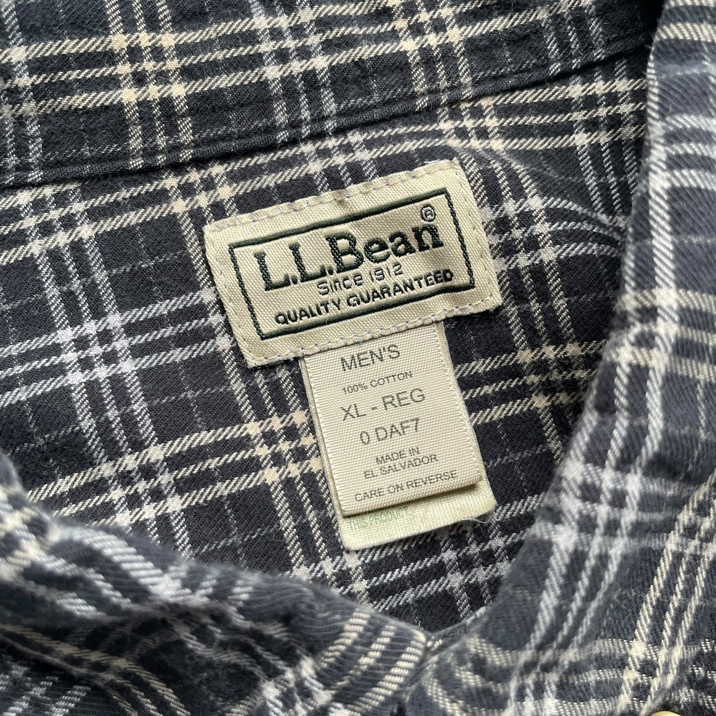 L.L. Bean Cotton Check L/SL BD Shirt