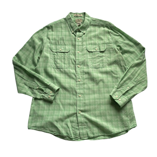 L.L. Bean L/SL Cotton Check BD Shirt