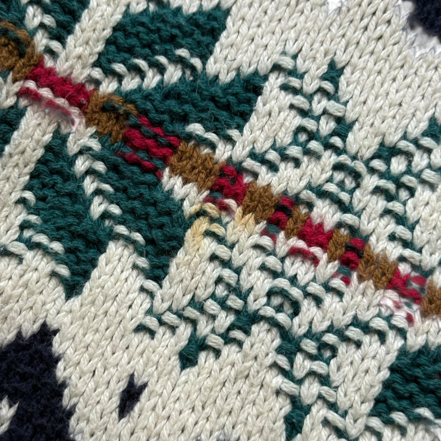 【USED】Eddie Bauer Made in USA Cotton Sweater