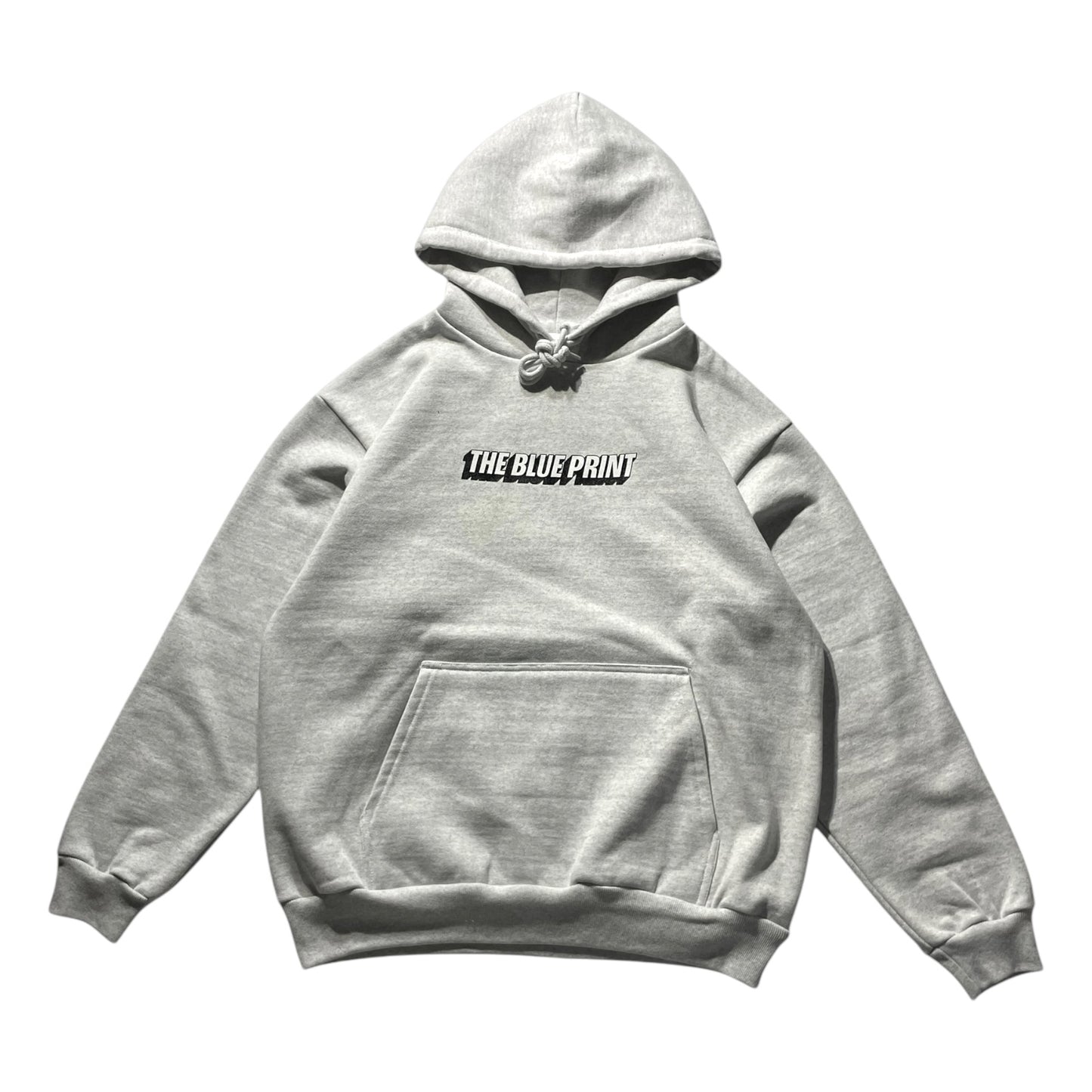 The Blueprint Original Head Line Logo PO Hoodie(Ash Gray)