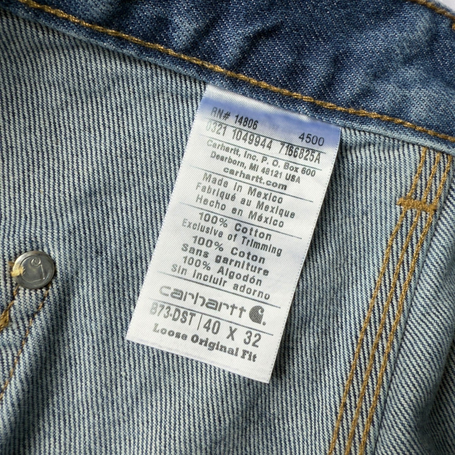 【USED】Carhartt Loose Original Fit Double Knee Painter Pants