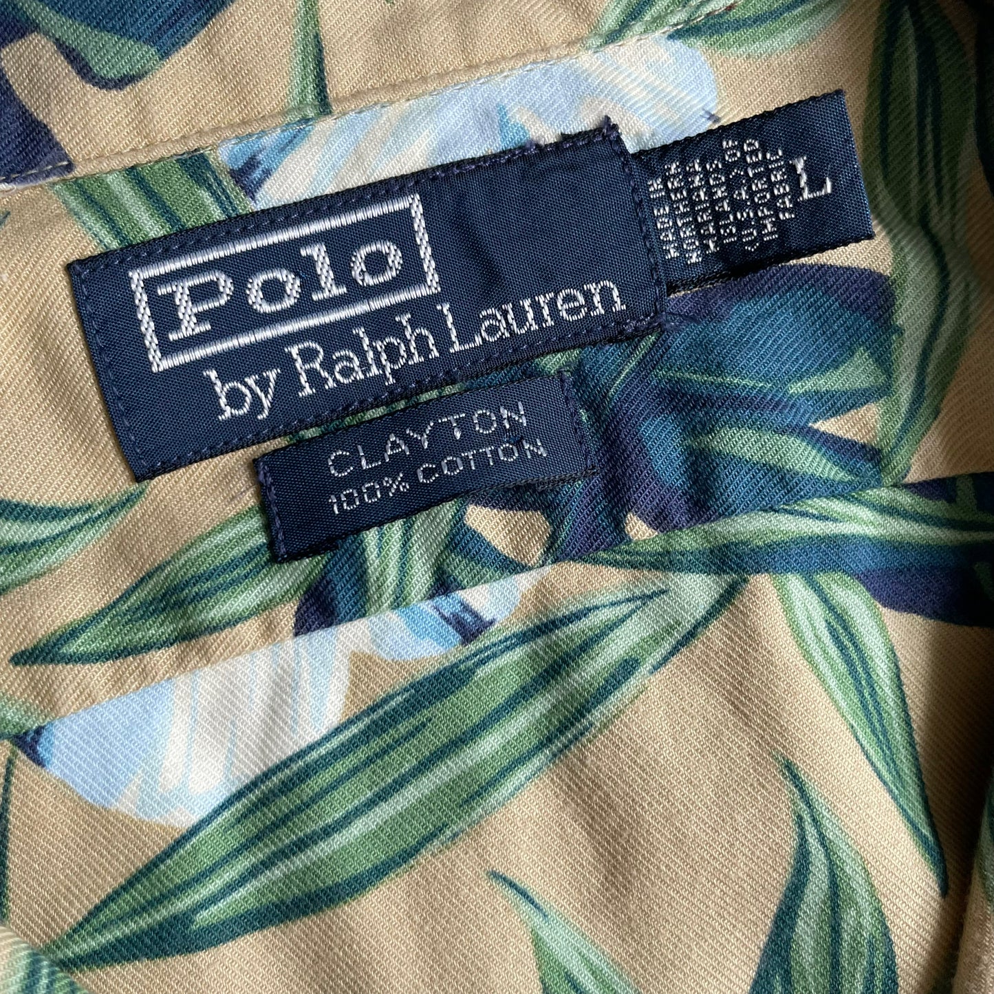 Polo by Ralph Lauren Open Collar Shirt "Clayton”