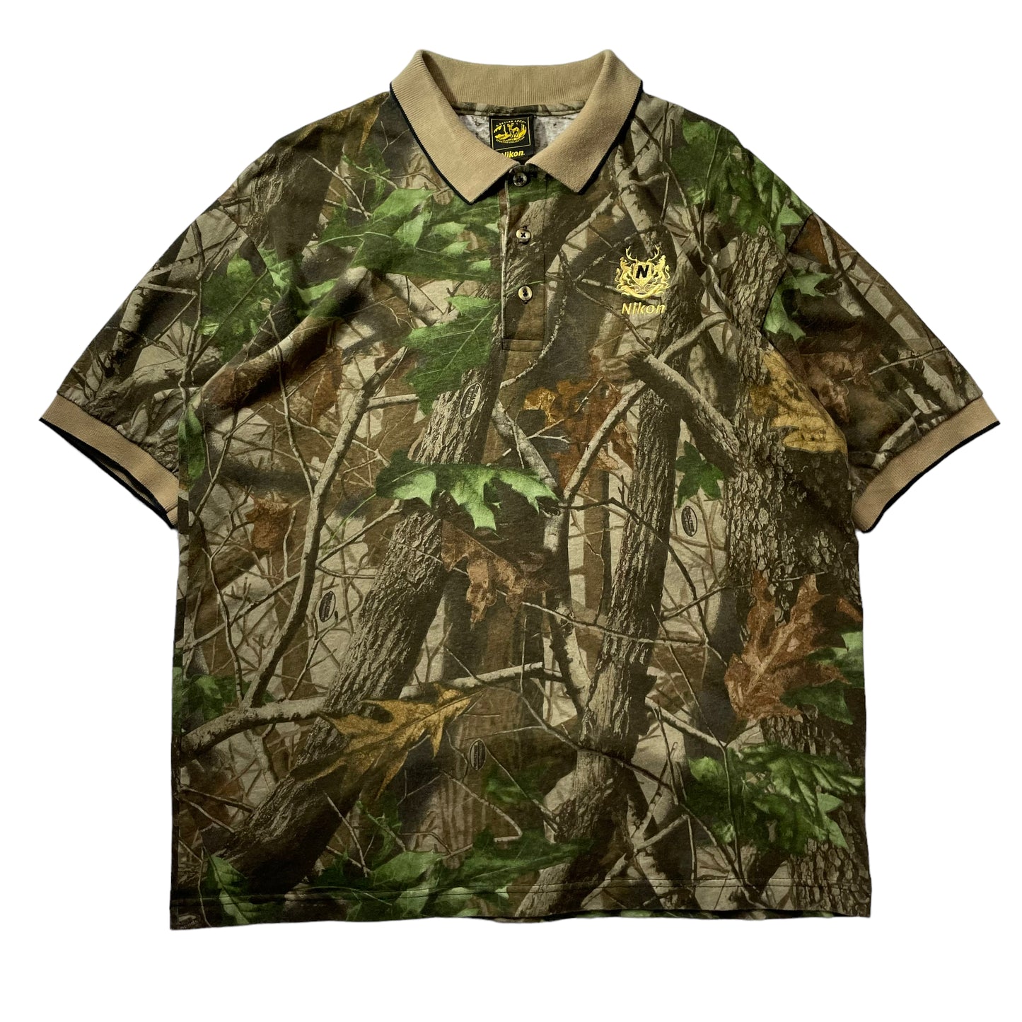 Nikon Realtree Camo Polo Shirt