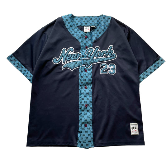 O.S JACKPOT Monogram Baseball Jersey "Newyork"