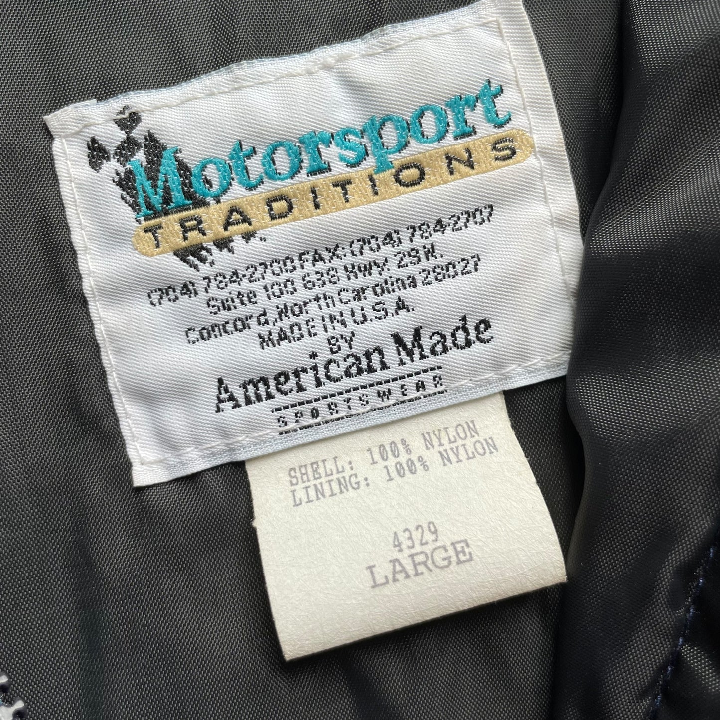 90s Motorsport Traditions Dupont Racong Jacket Made in USA