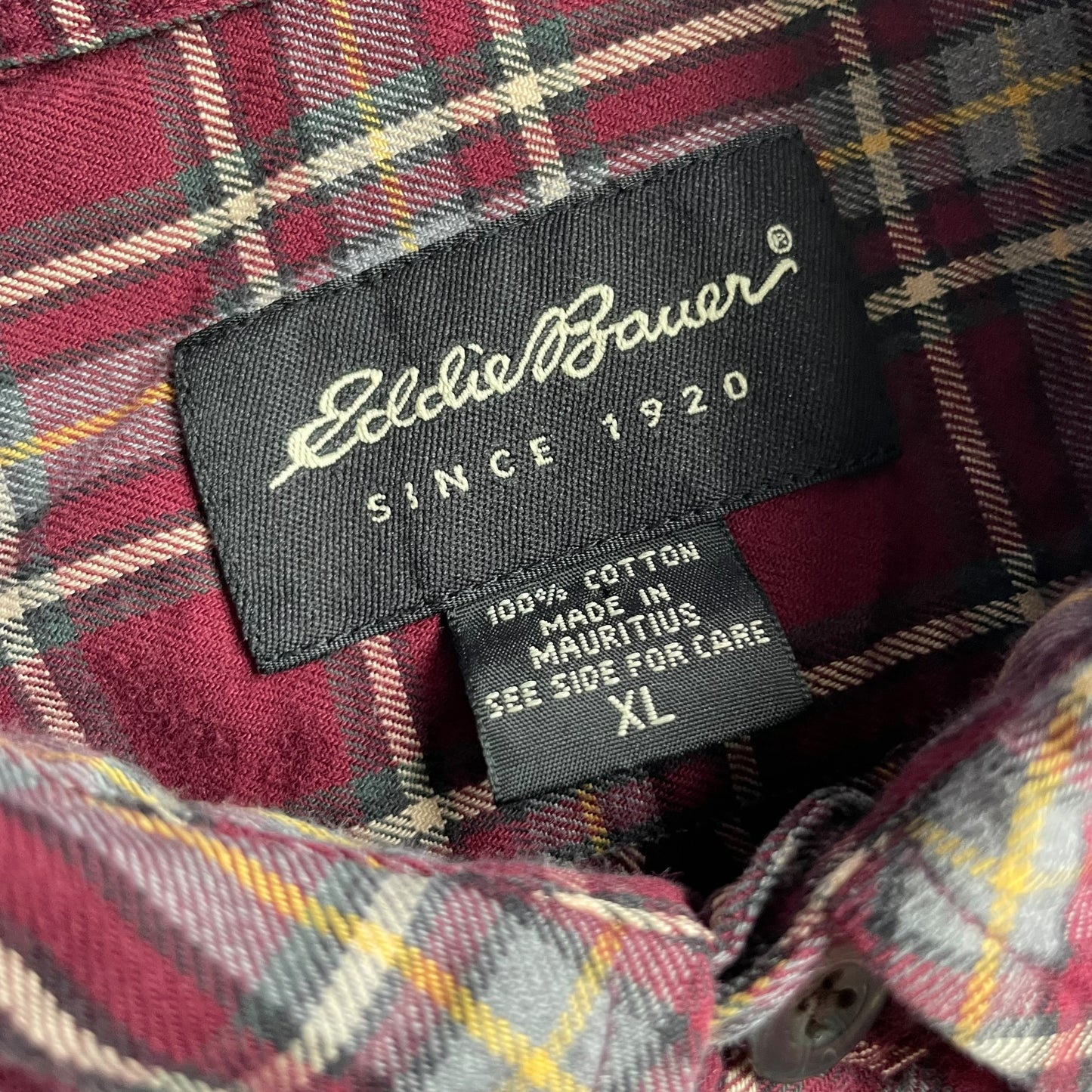 Eddie Bauer Cotton Check L/SL BD Shirt