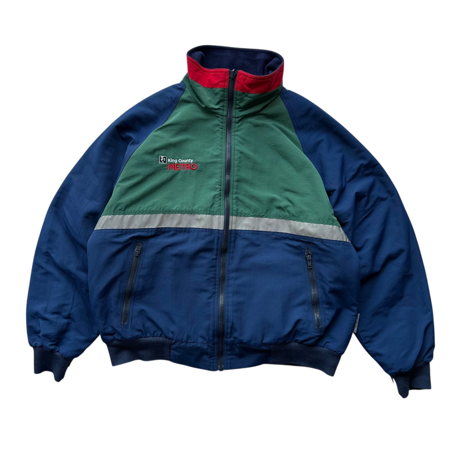 【USED】Sports Master King County Metro Uniform Jacket Made in USA