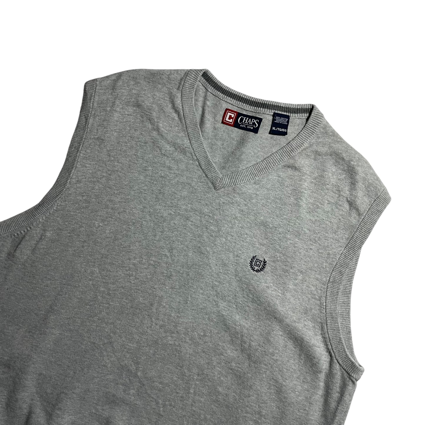 【USED】Chaps V-Neck Knit Vest