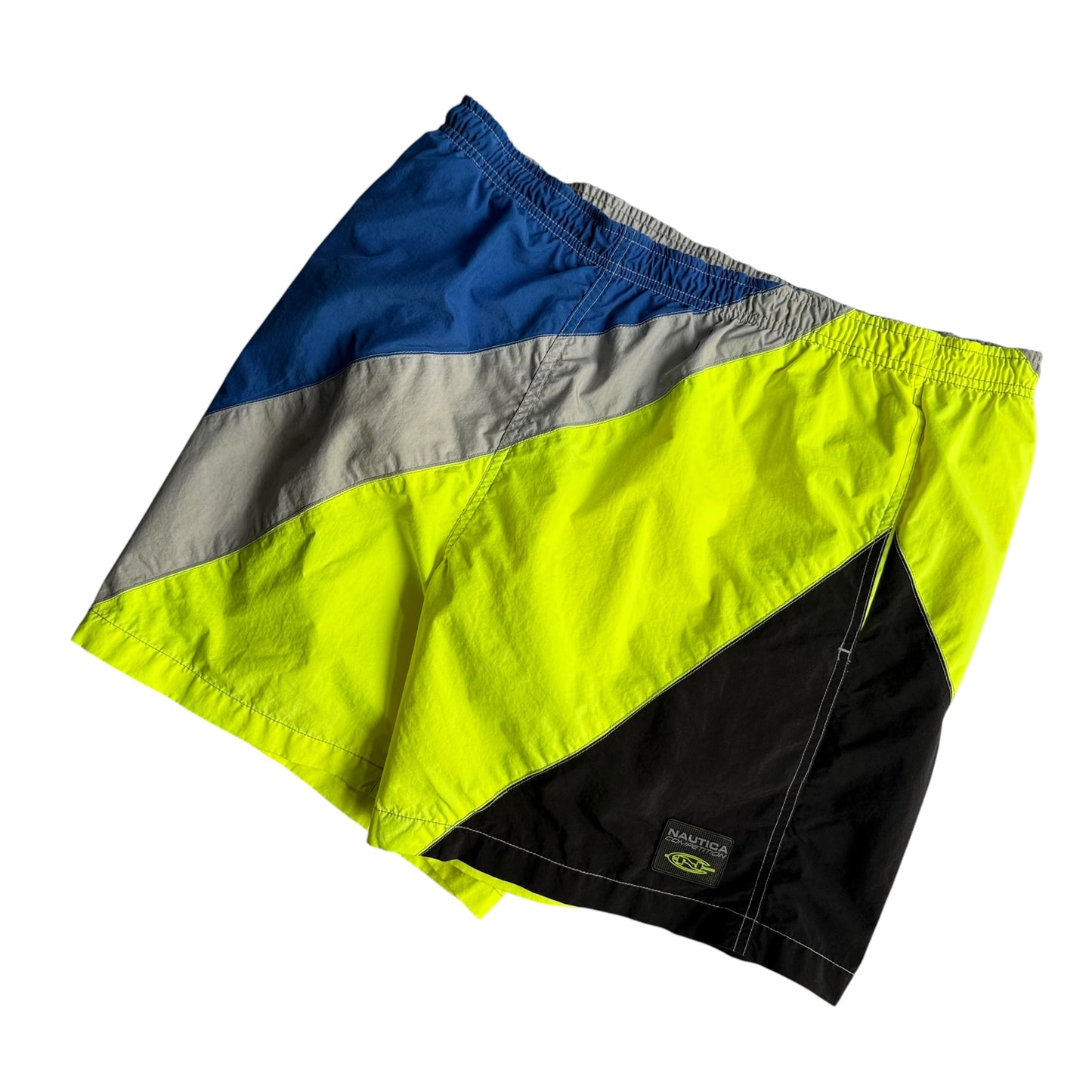 【USED】NAUTICA COMPETITION ノーティカ NYLON SHORTS ナイロンショーツ ハーフパンツ スイムトランク Lサイズ