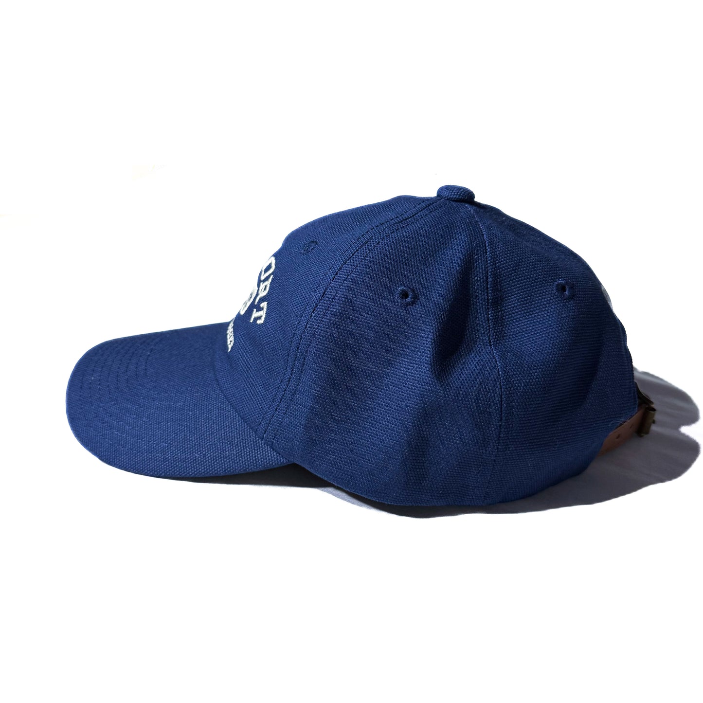 The Blueprint™︎ Leather Strap Canvas Baseball Cap