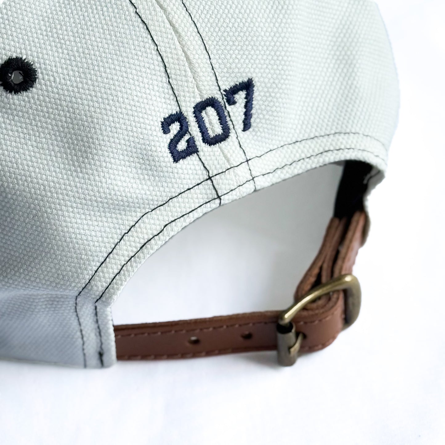 The Blueprint™︎ Leather Strap Canvas Baseball Cap