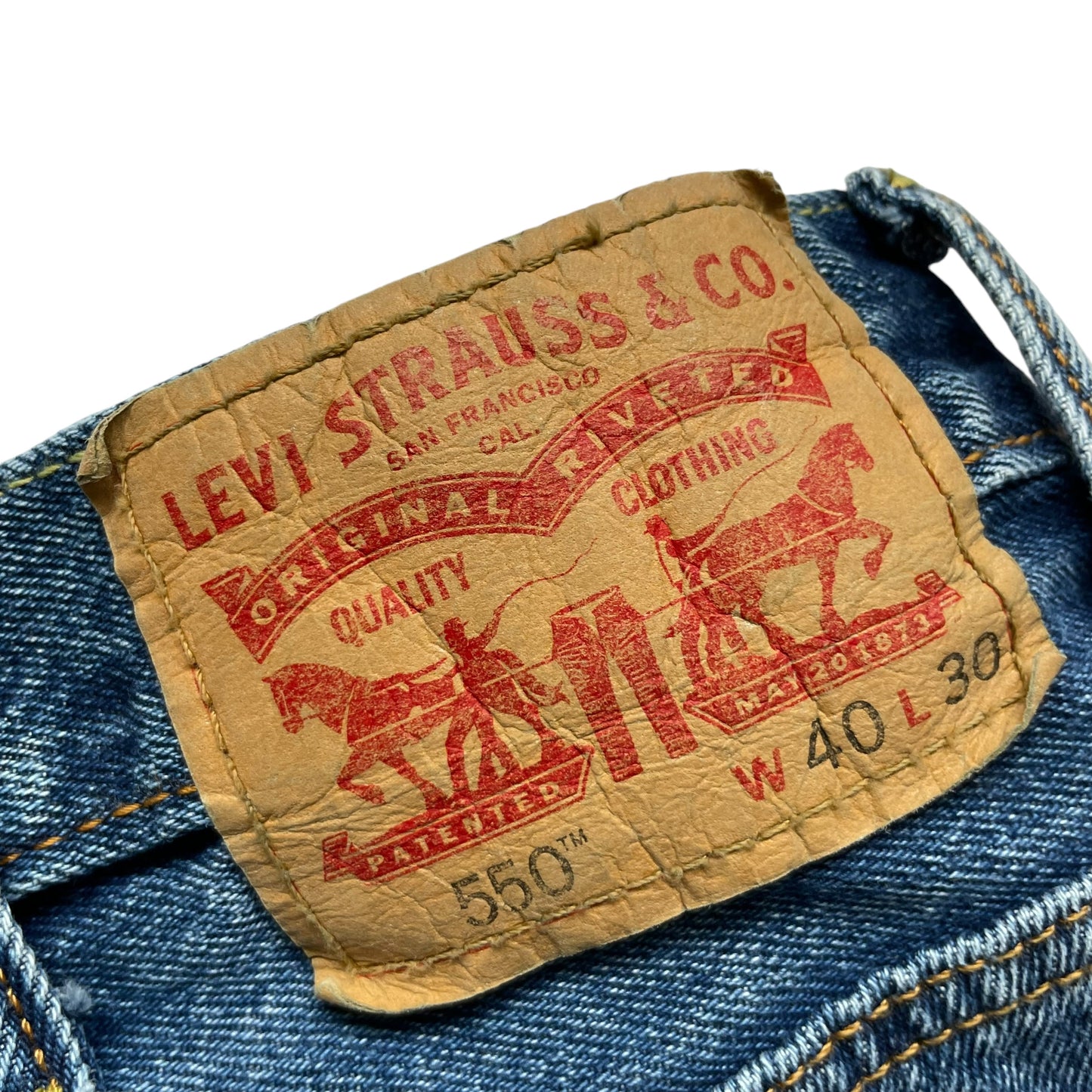 Levi's 550 Relaxed Fit Tapered Jeans