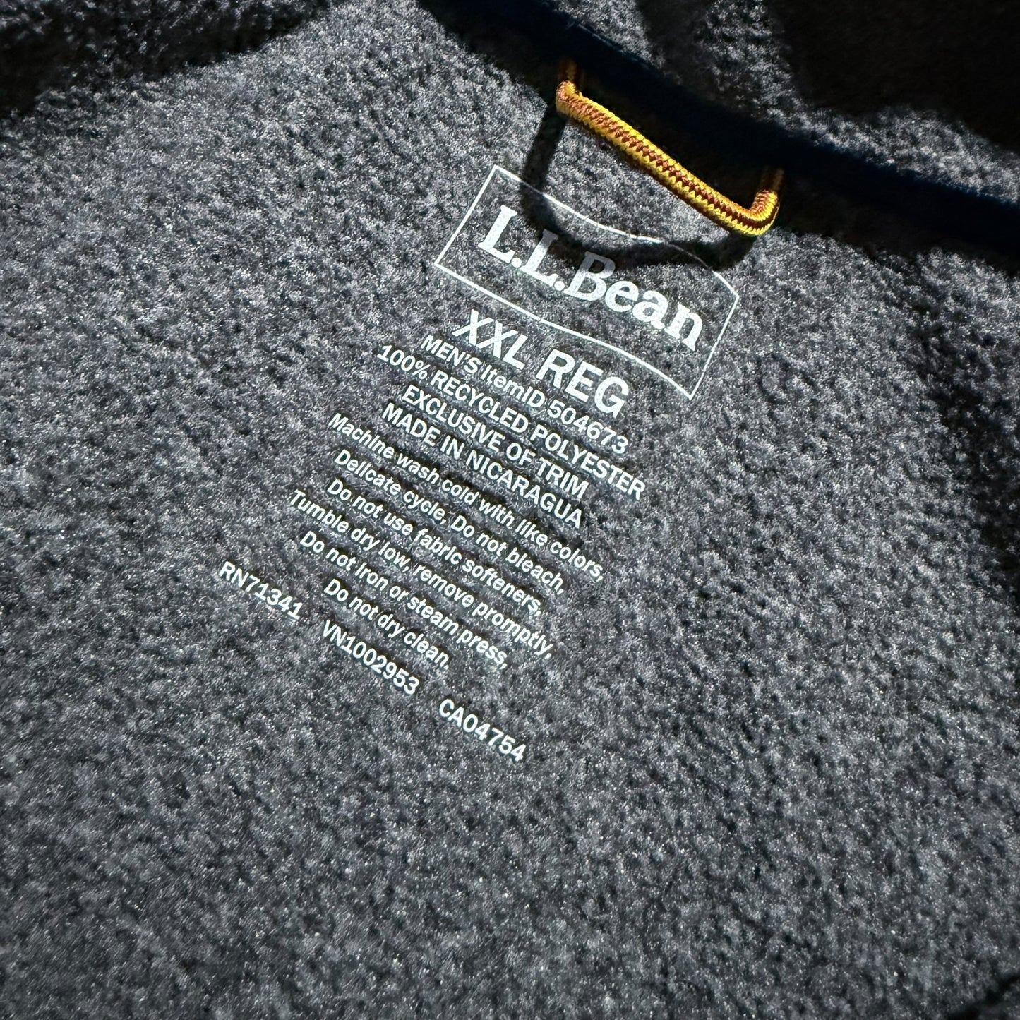 【USED】L.L.Bean Half Zip Fleece