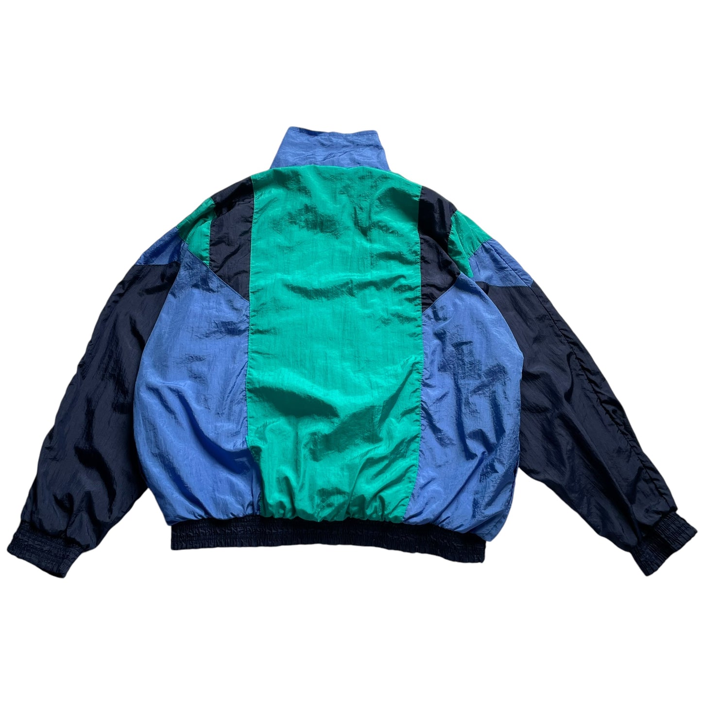 90s Visor Multicolor Nylon Track Jacket