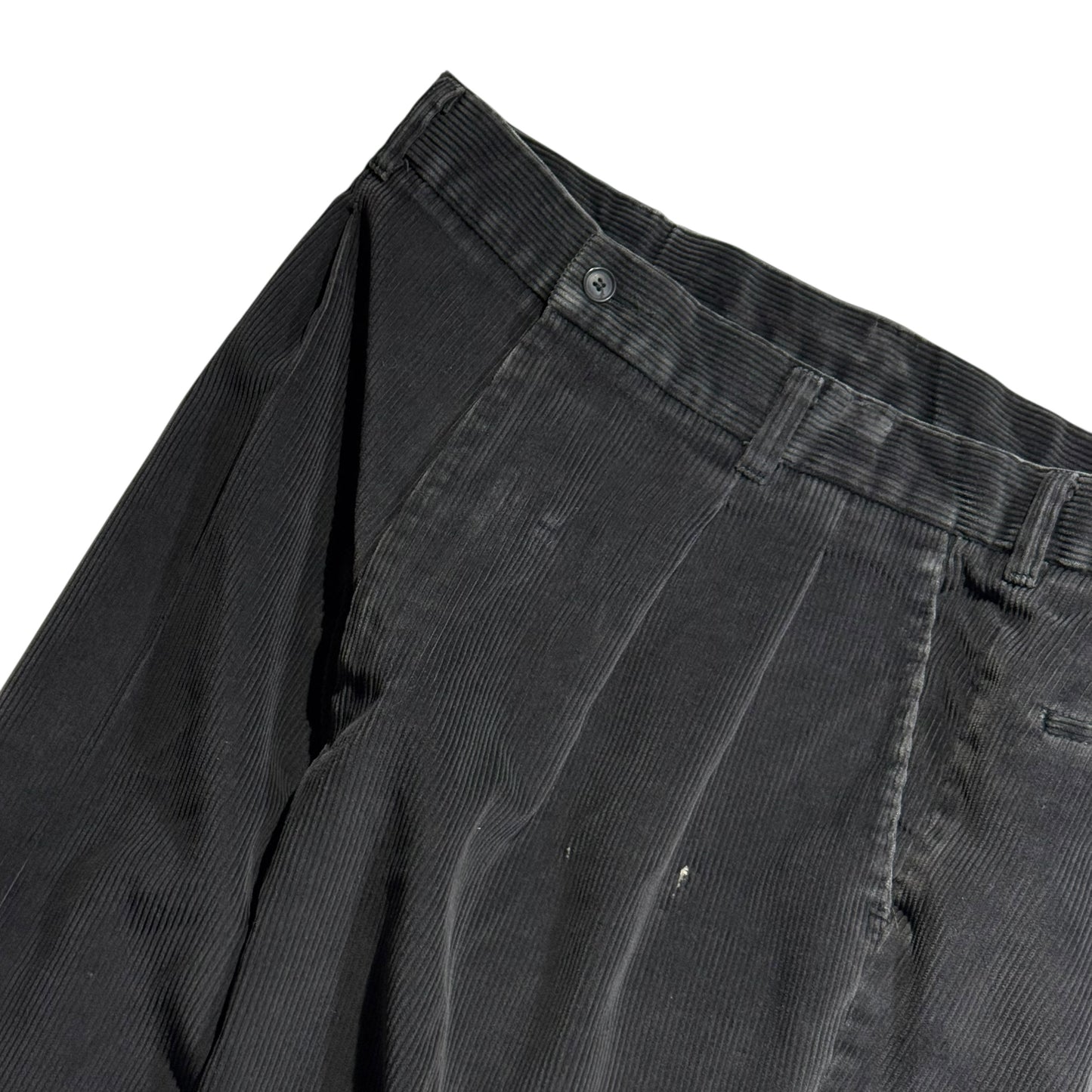 【USED】Outbacks 2 Tuck Corduroy Pants Made in Canada