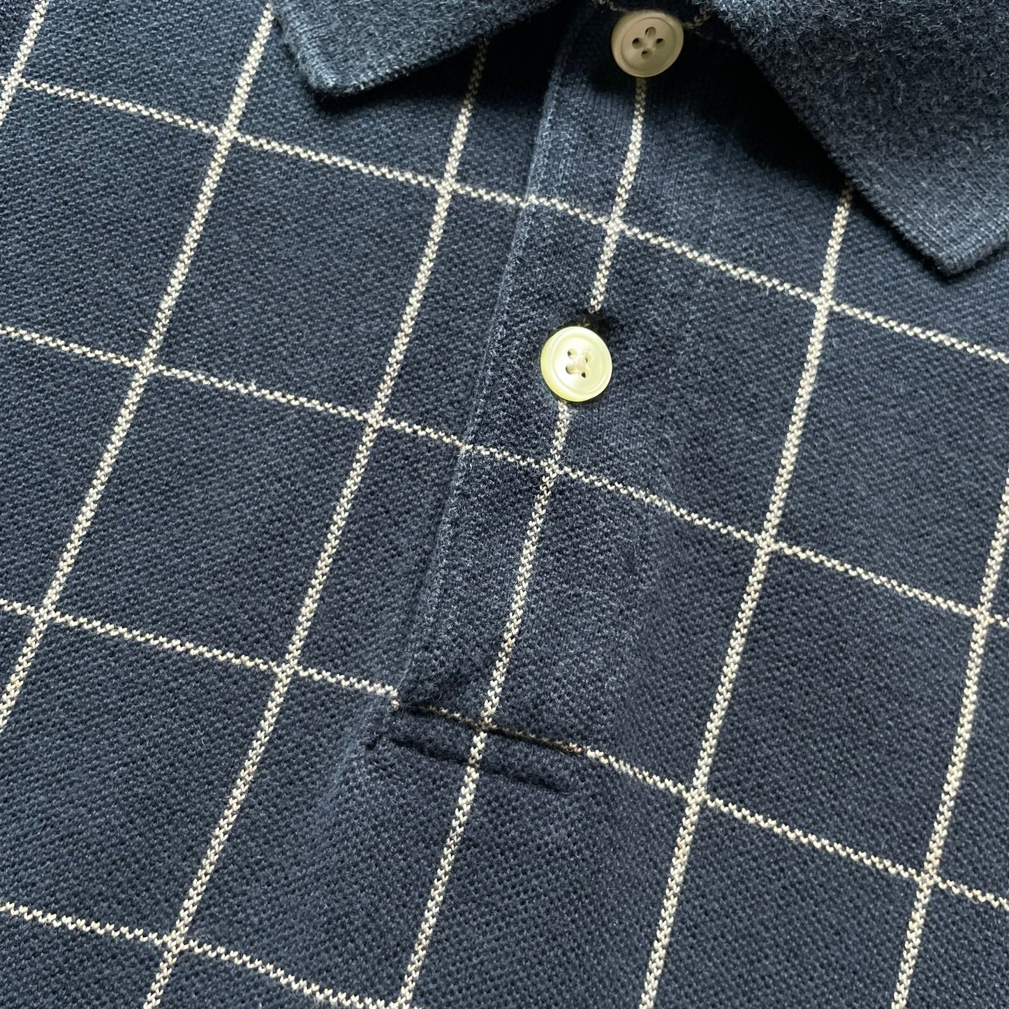 L.L. Bean Window Pen Check S/SL Polo Shirt