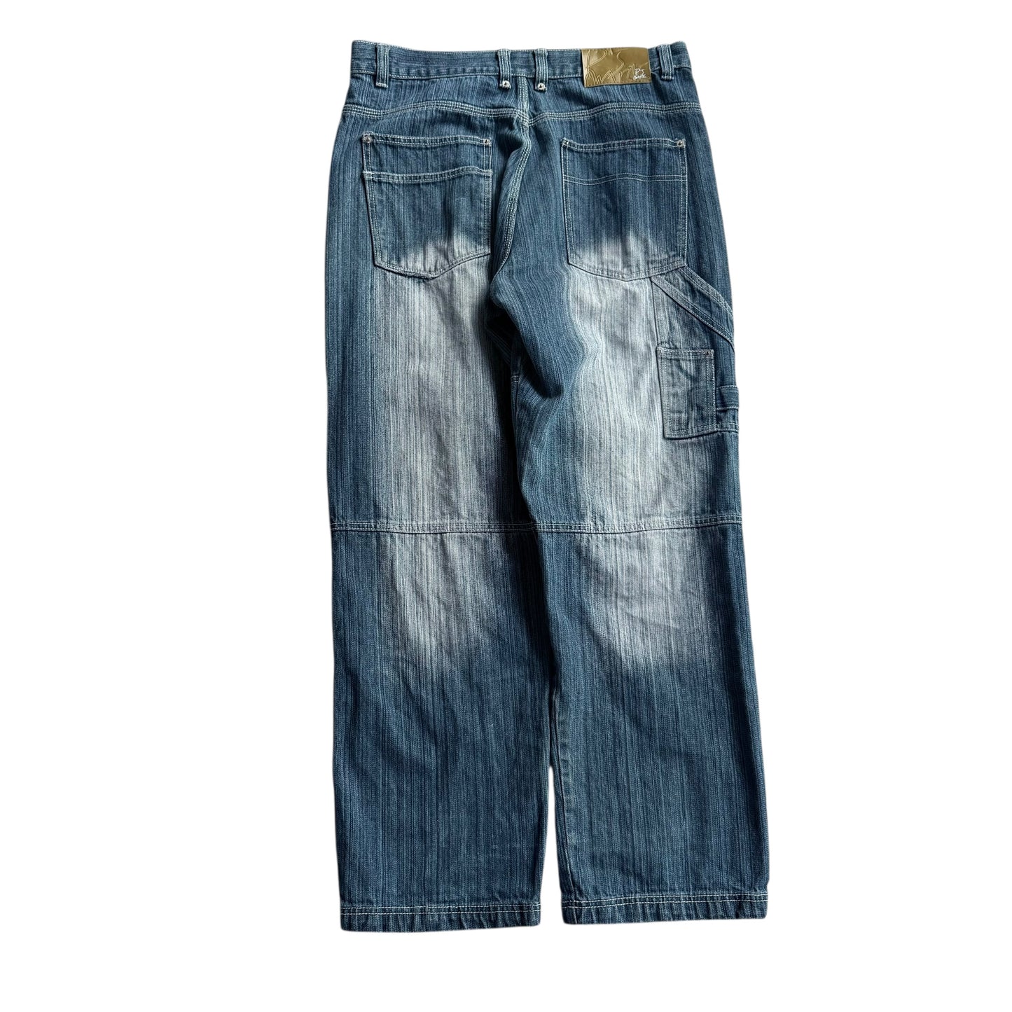 【USED】PJ Mark Washed Denim Painter Pants