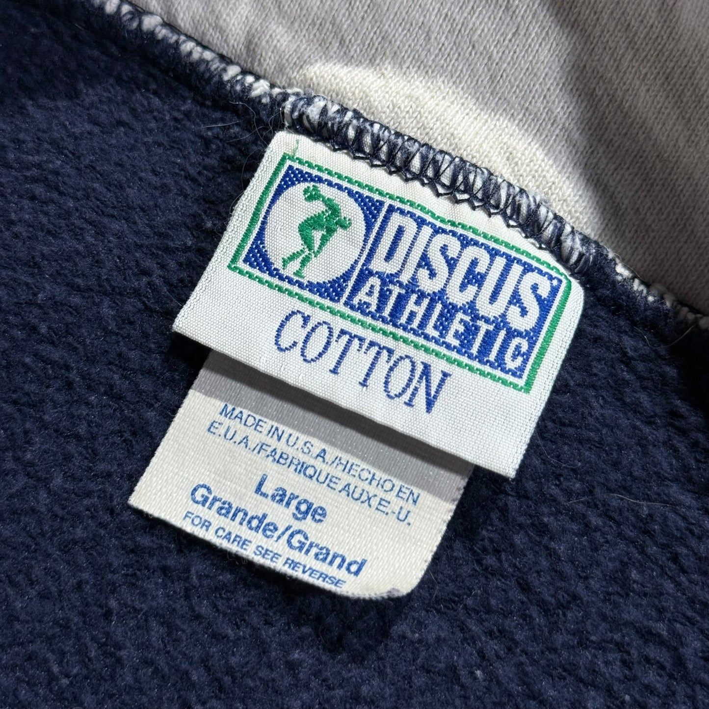 【USED】Discus Athletic Half Zip Sweat Made in USA