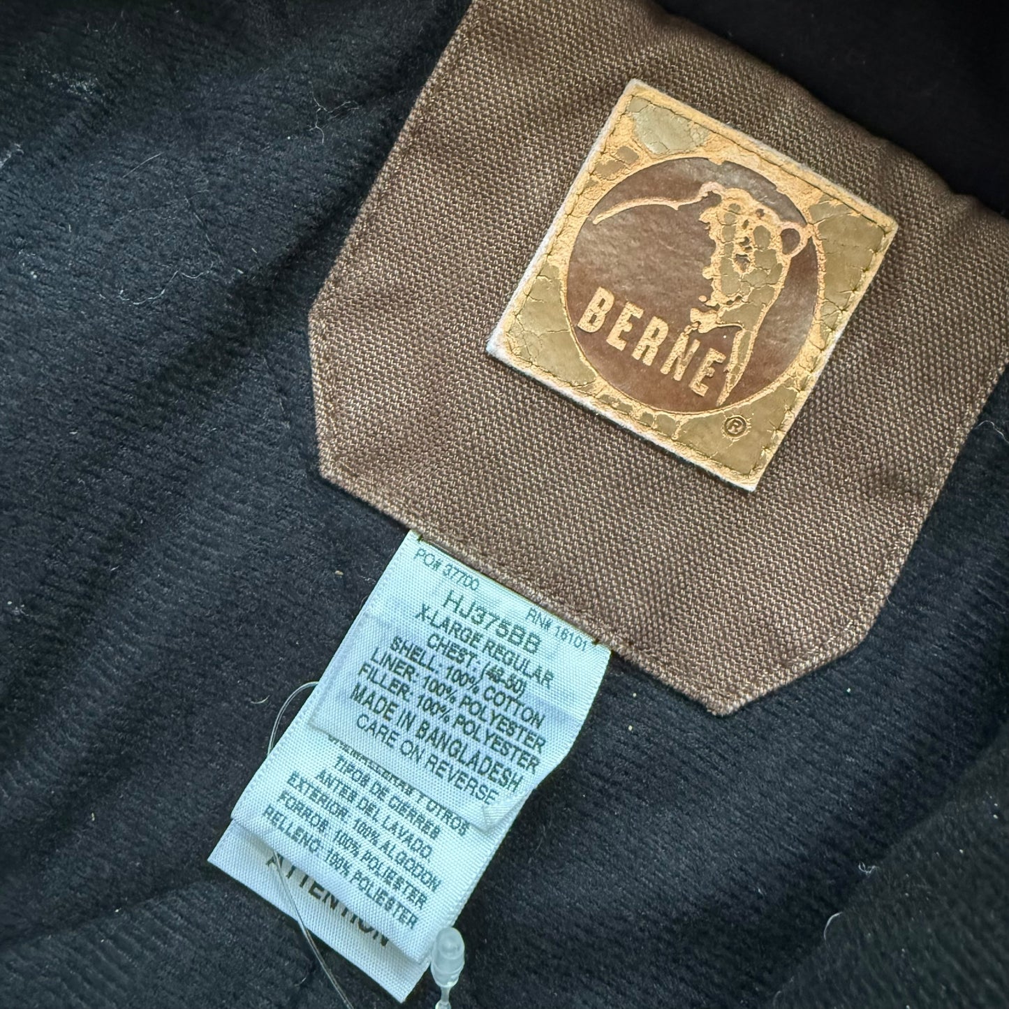 【USED】Berne Hooded Duck Canvas Jacket