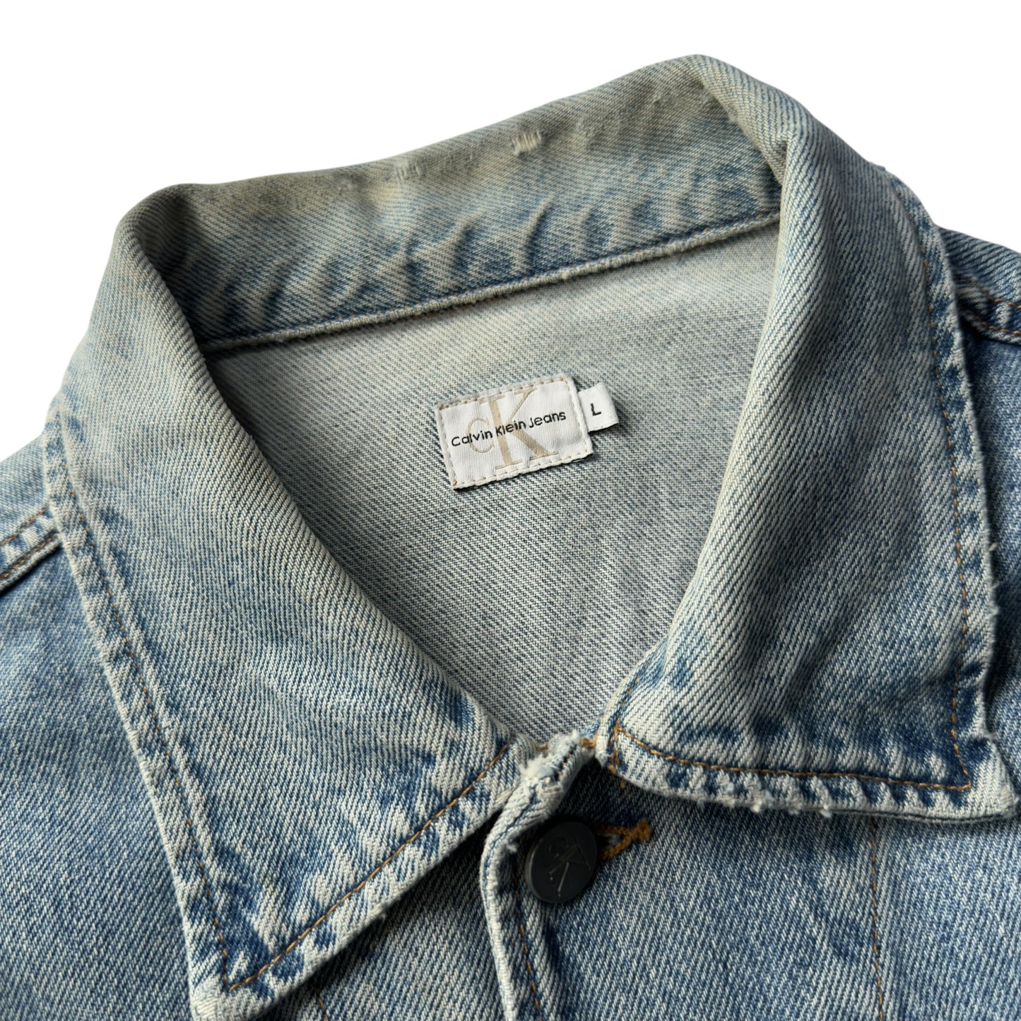【USED】Calvin Klein Denim Jacket "Made in USA"