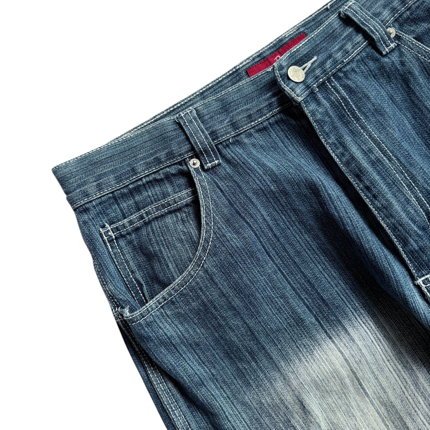 【USED】PJ Mark Washed Denim Painter Pants