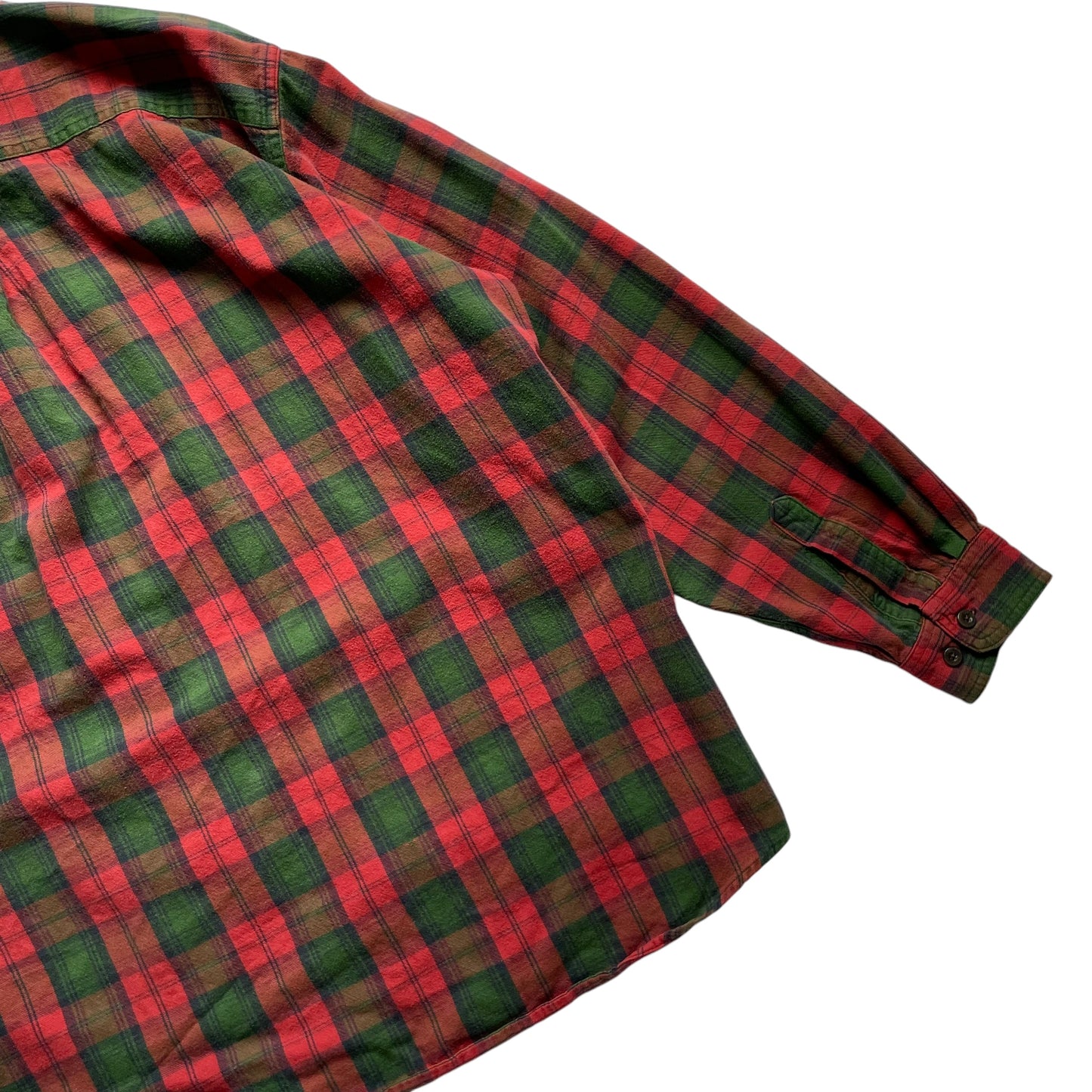 L.L. Bean Cotton Check L/SL Flannel BD Shirt