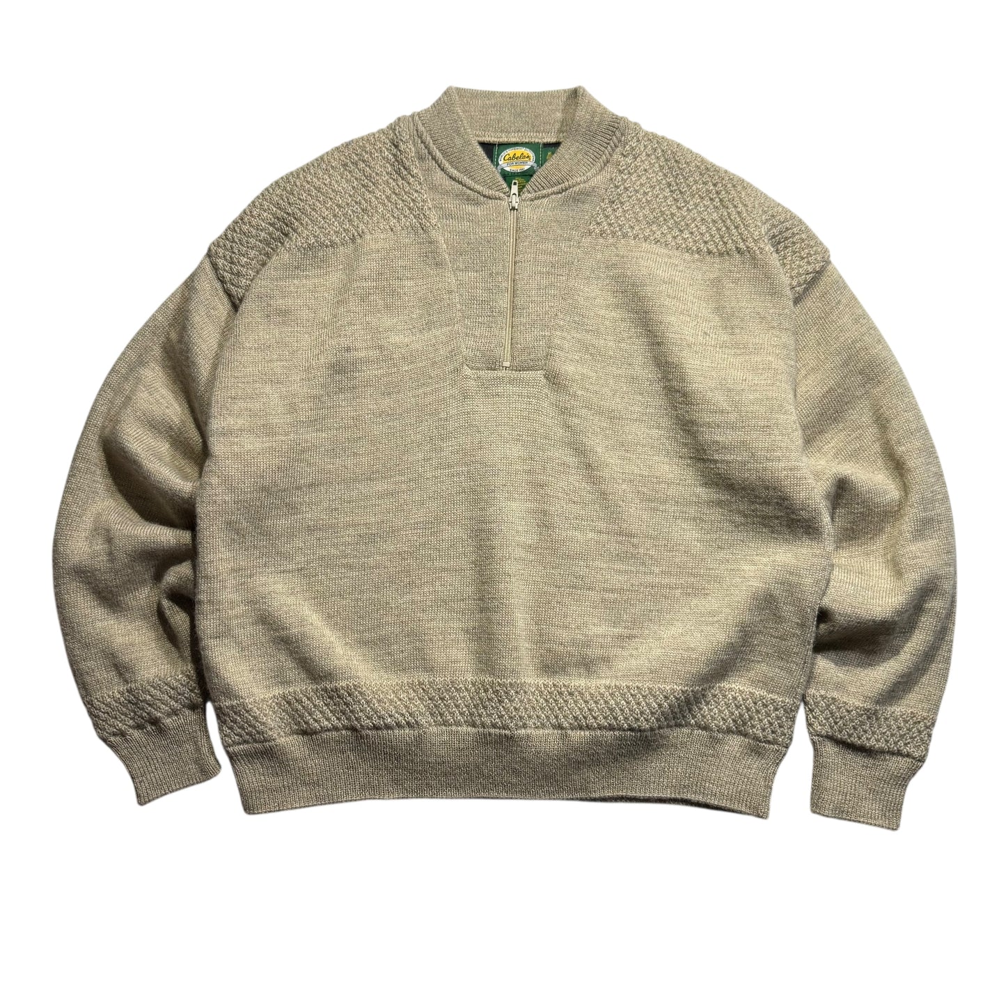 【USED】Cabela's Gore Windstopper Wool Knit