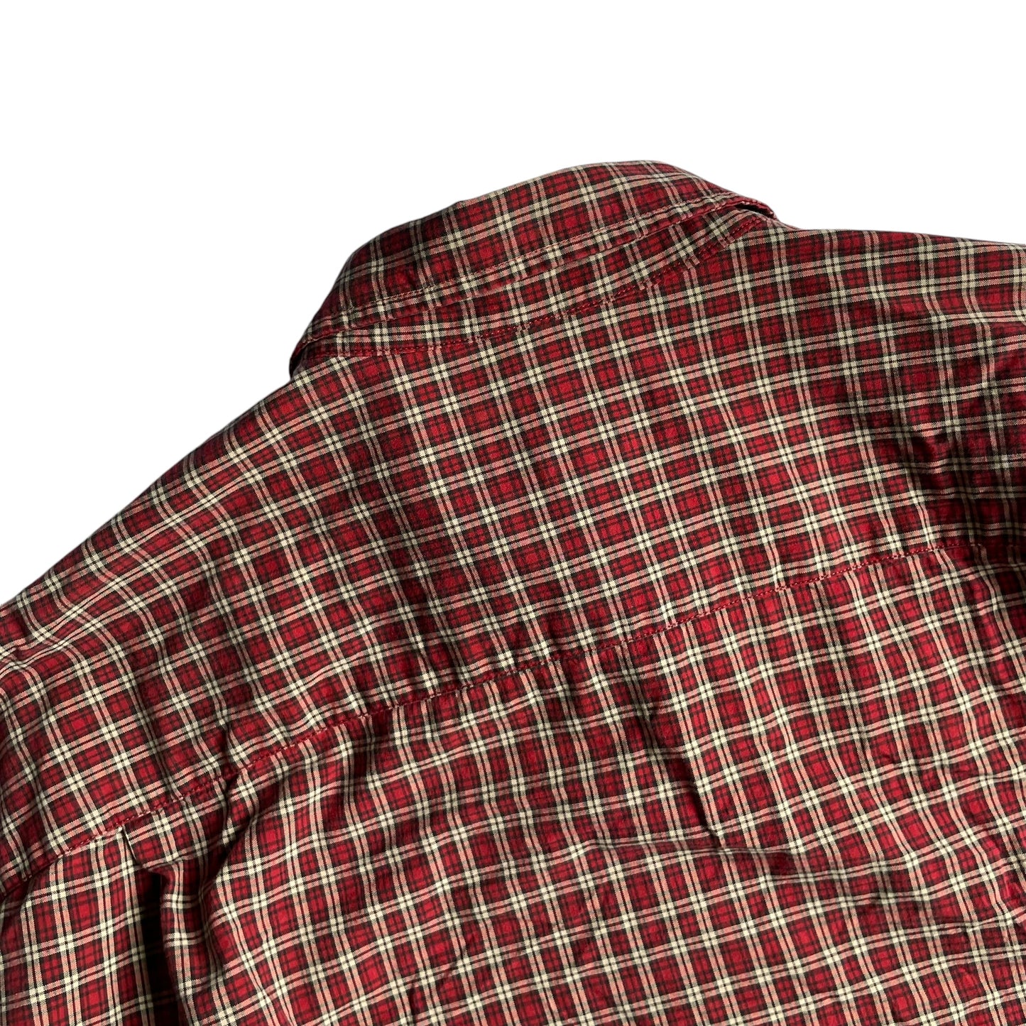 Eddie Bauer Check L/SL Cotton BD Shirt