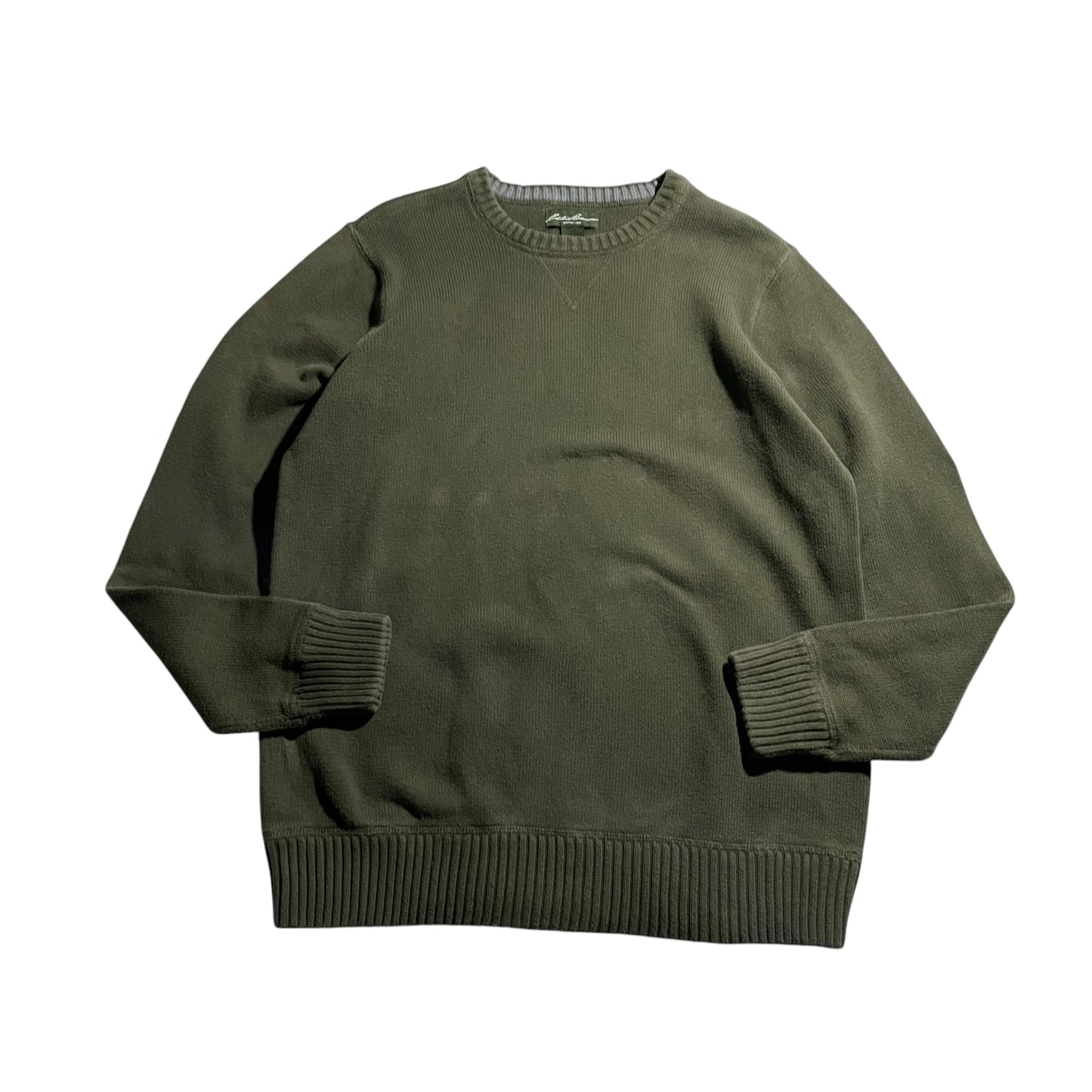 【USED】Eddie Bauer Crew Neck Cotton Sweater