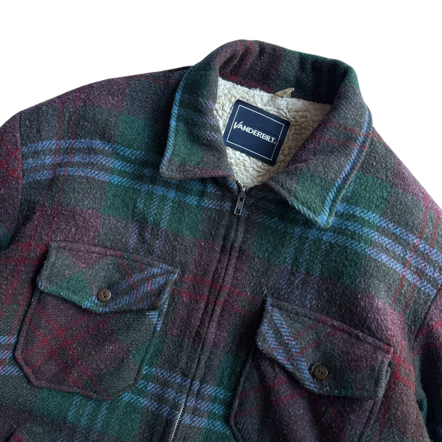 【USED】Vanderbilt Boa Liner Shirt  Jacket Made in USA