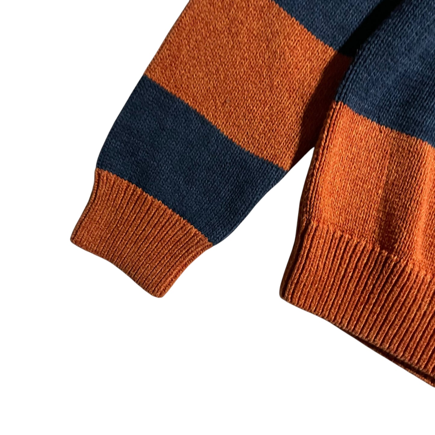 【USED】Chaps Half Zip Border Sweater
