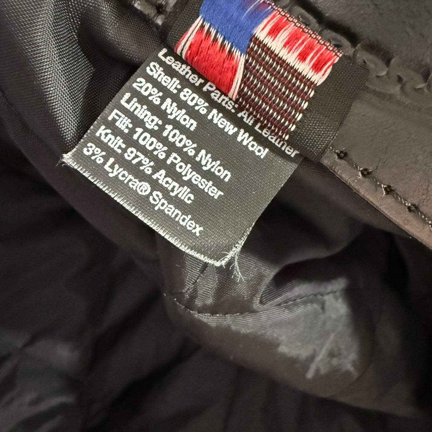 【USED】Carroll Original Wear Melton  Lether Sleeve Virsity Jacket "Made in USA"