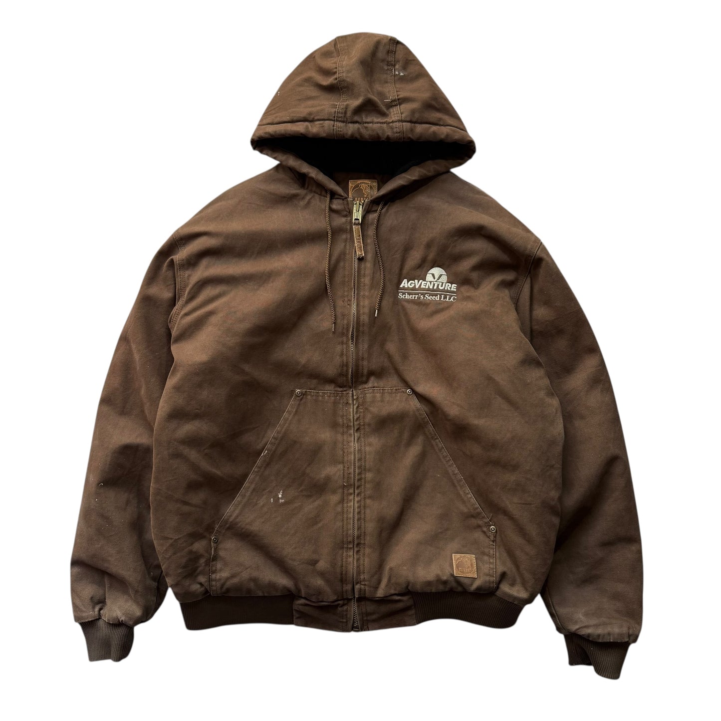 【USED】Berne Hooded Duck Canvas Jacket