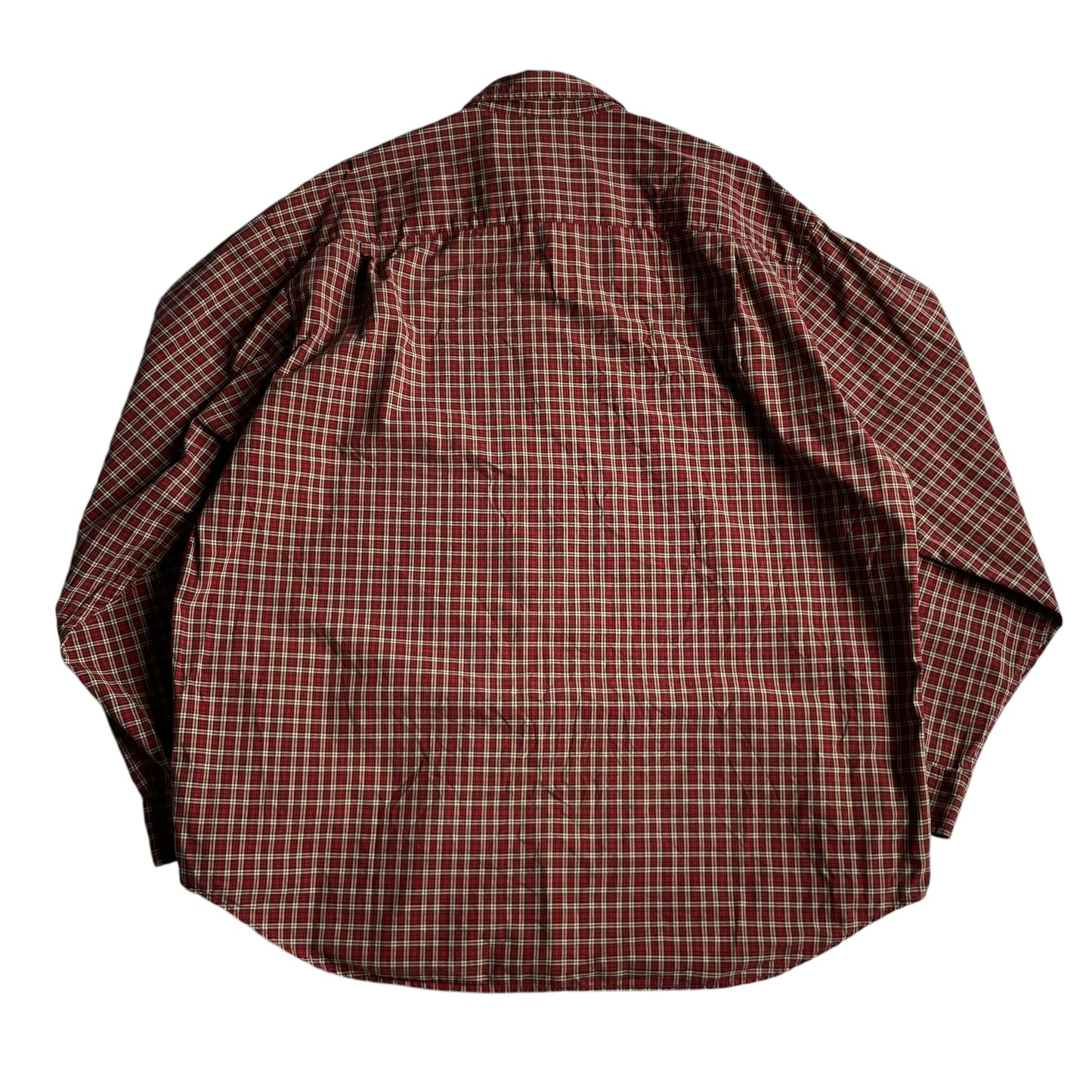 Eddie Bauer Check L/SL Cotton BD Shirt