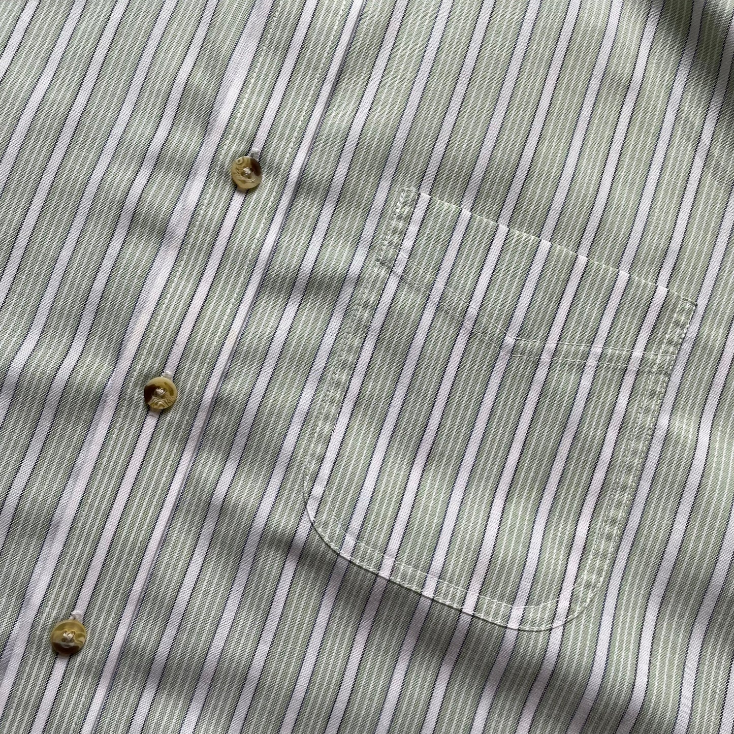L.L. Bean Stripe BD S/SL Shirt