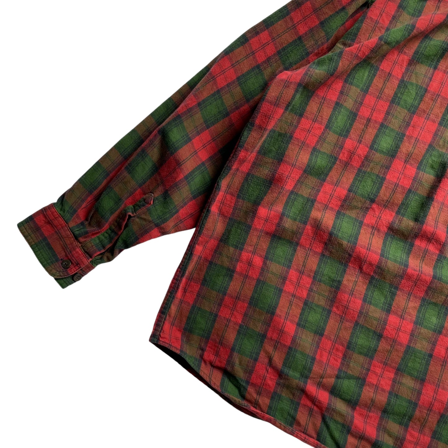 L.L. Bean Cotton Check L/SL Flannel BD Shirt