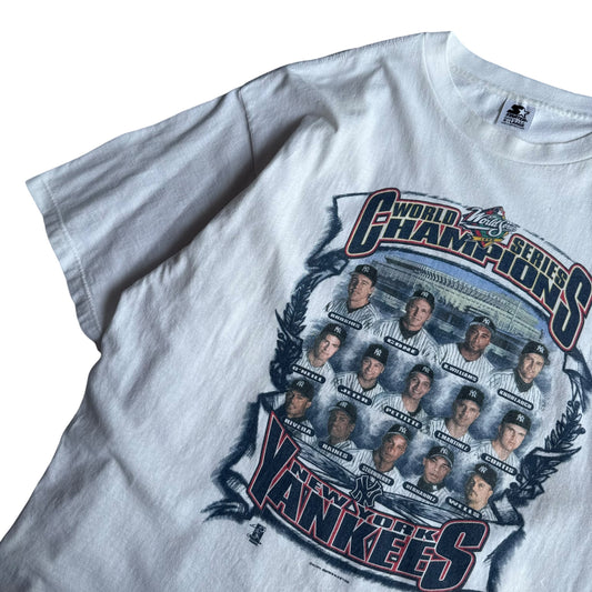 【USED】Starter New York Yankees 1998 World Series S/SL Tee スターター ニューヨークヤンキース 半袖Tシャツ USA製 XLサイズ