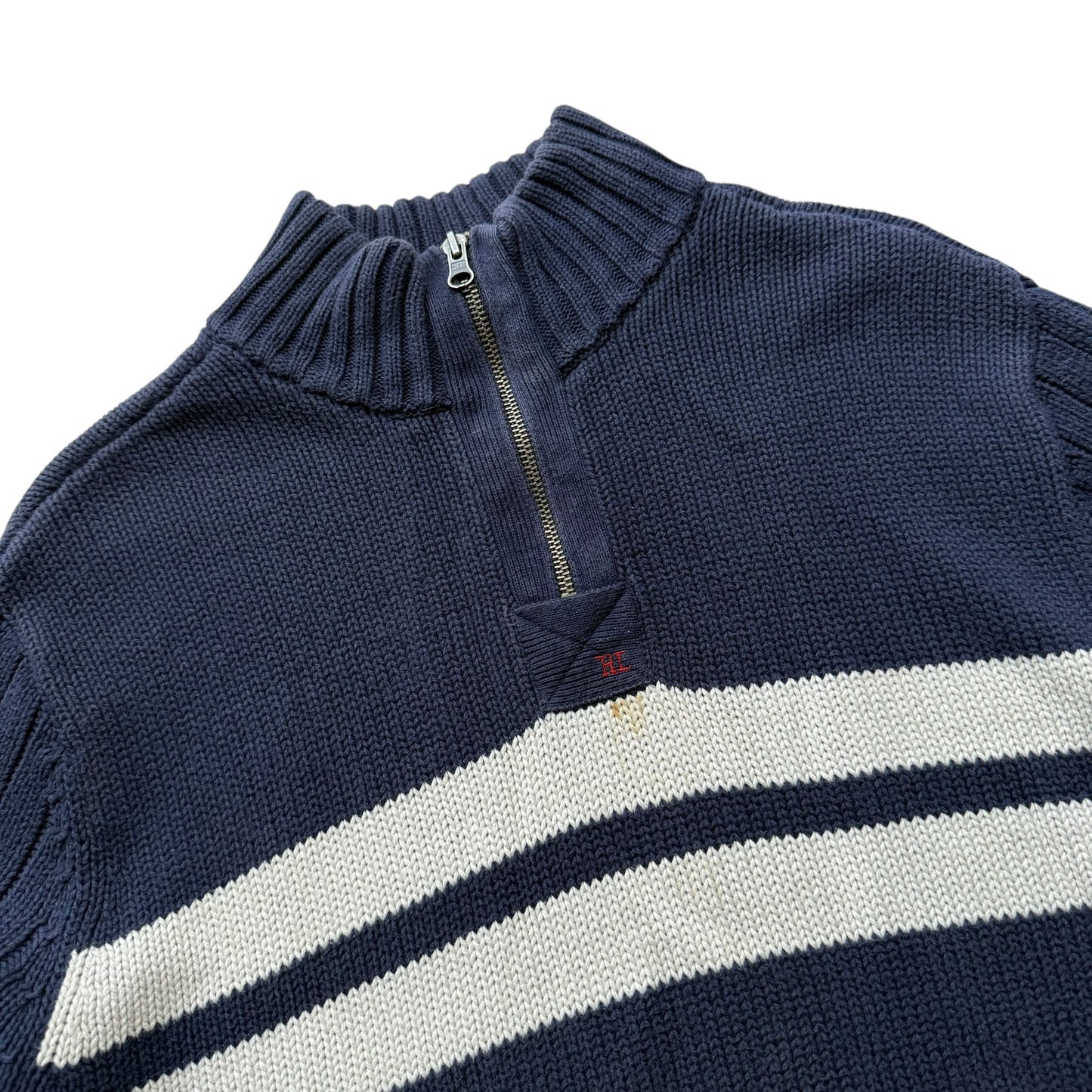 【USED】Polo Jeans Half Zip Cotton Sweater