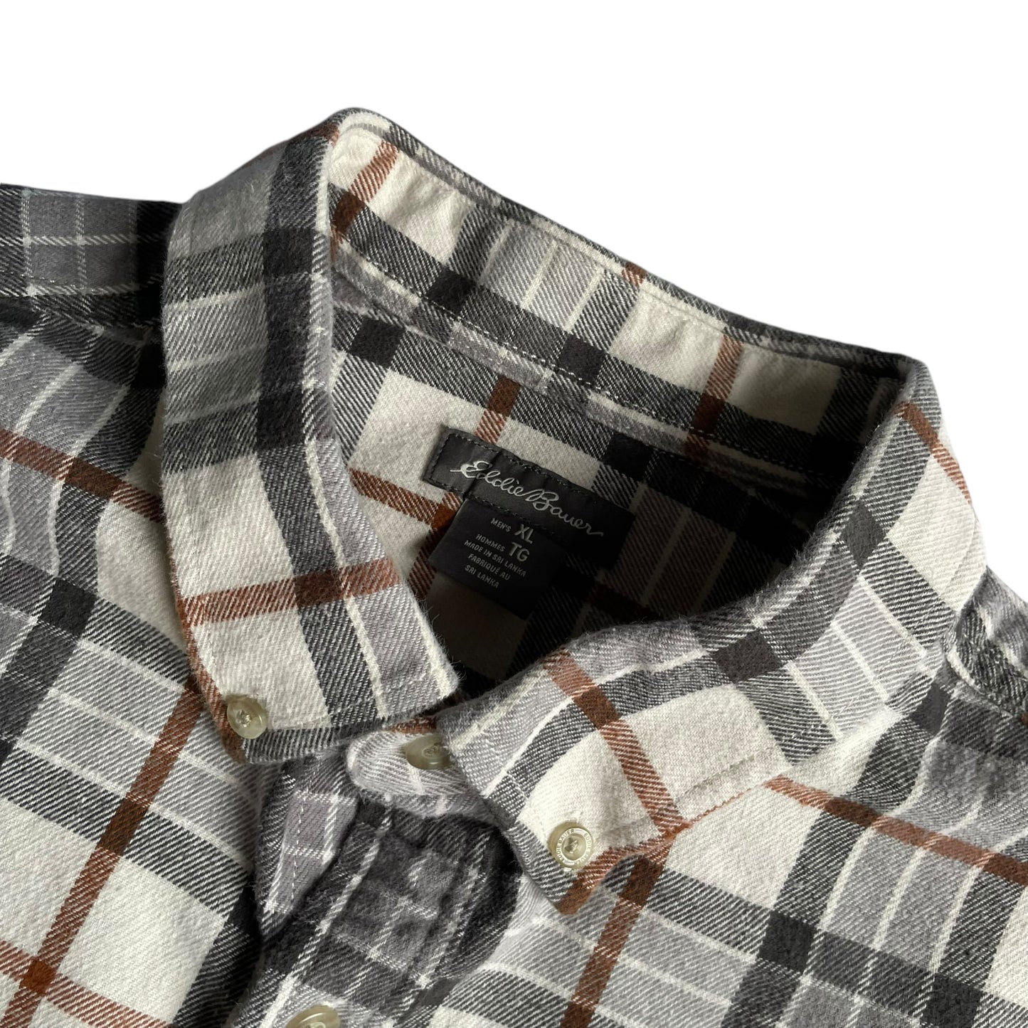 Eddie Bauer Cotton Check L/SL BD Shirt