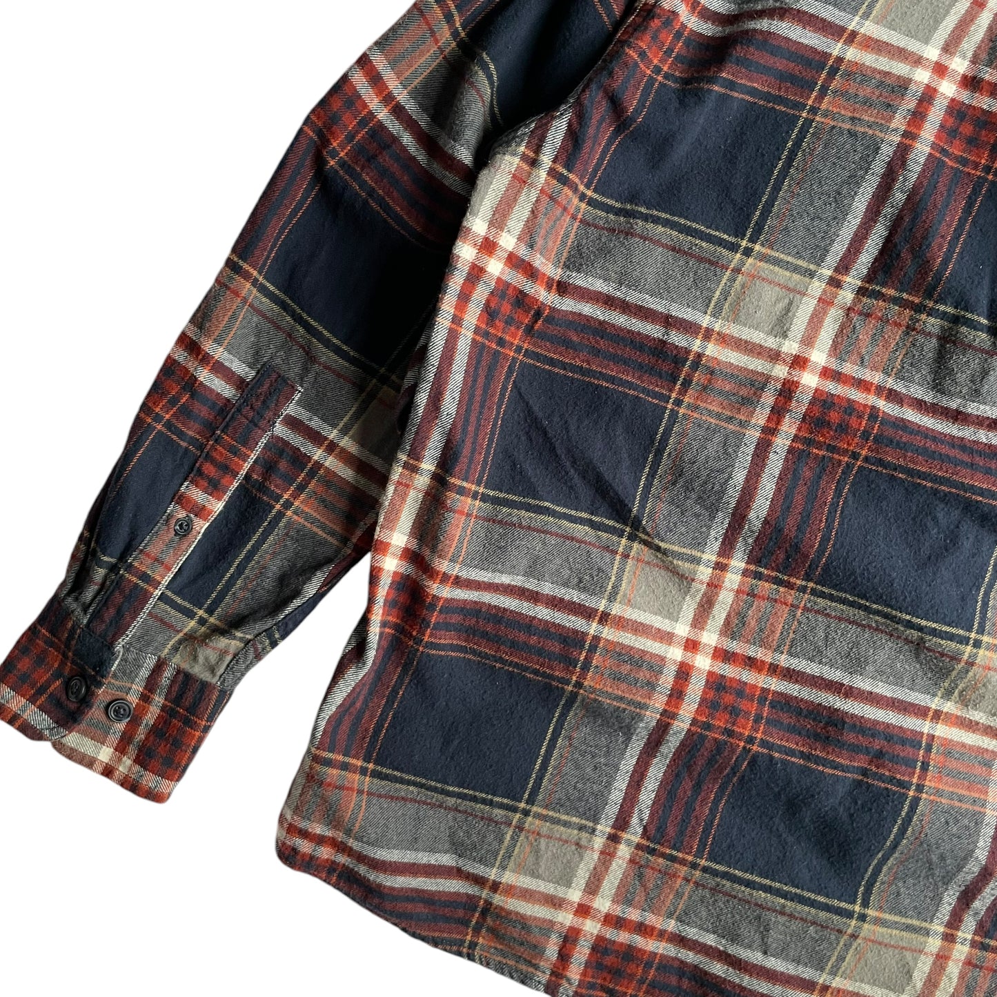 Eddie Bauer Cotton Check L/SL Flannel Shirt