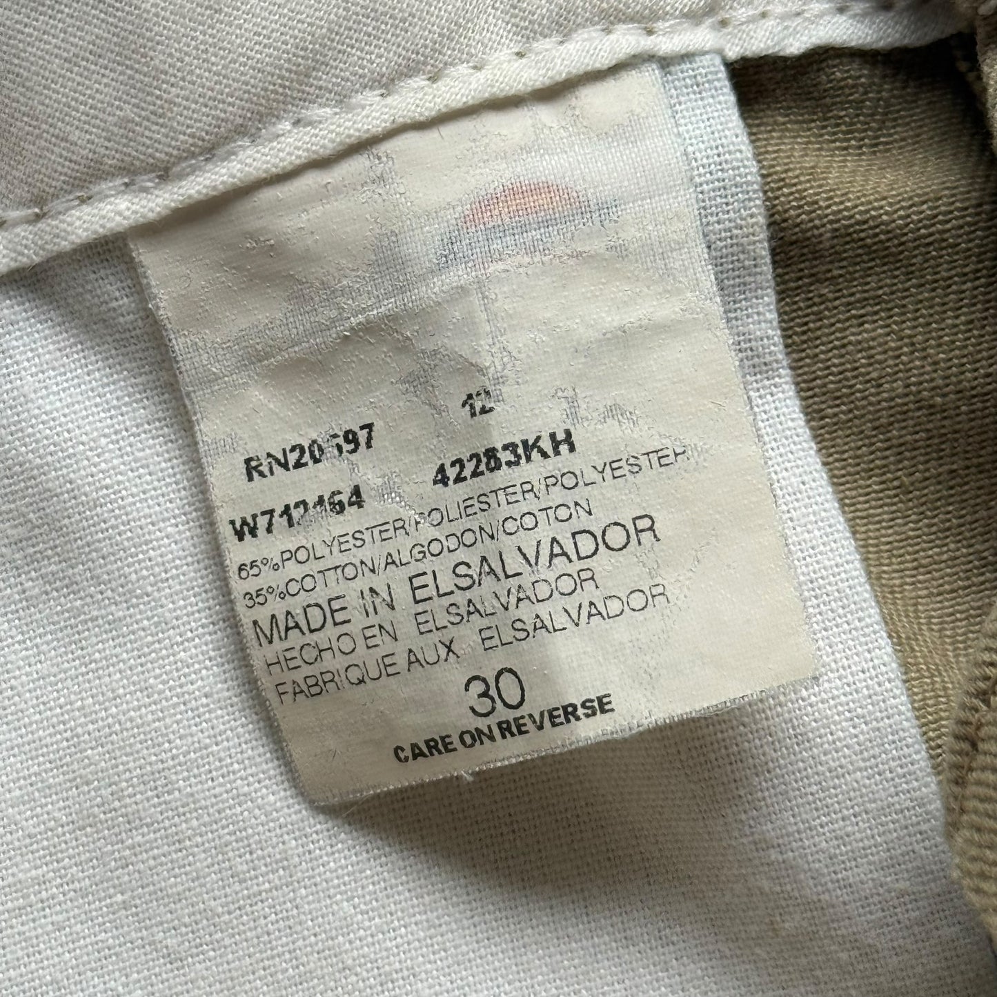 【USED】Dickies Loose Fit Work Shorts ディッキーズ ワークパンツ ショーツ ベージュ 30inch