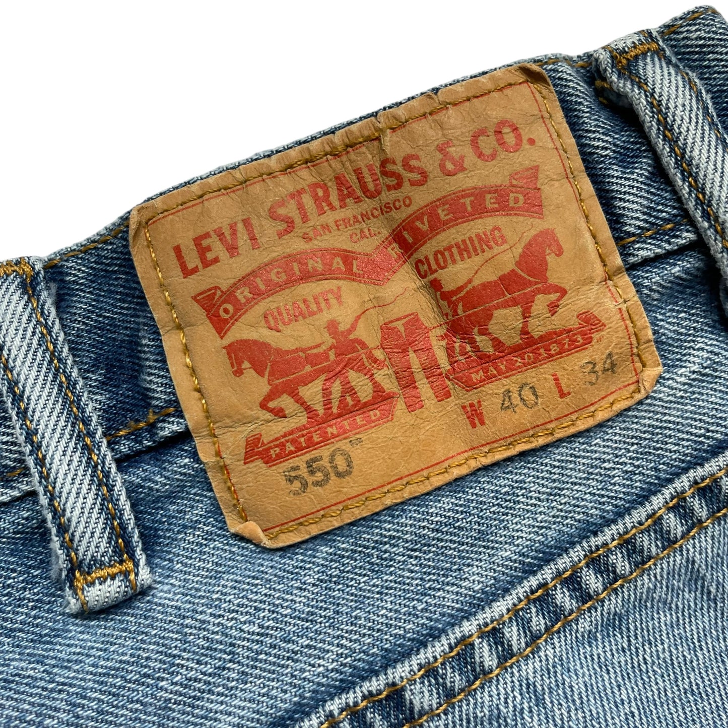 Levi's 550 Relaxed Fit Tapered Jeans