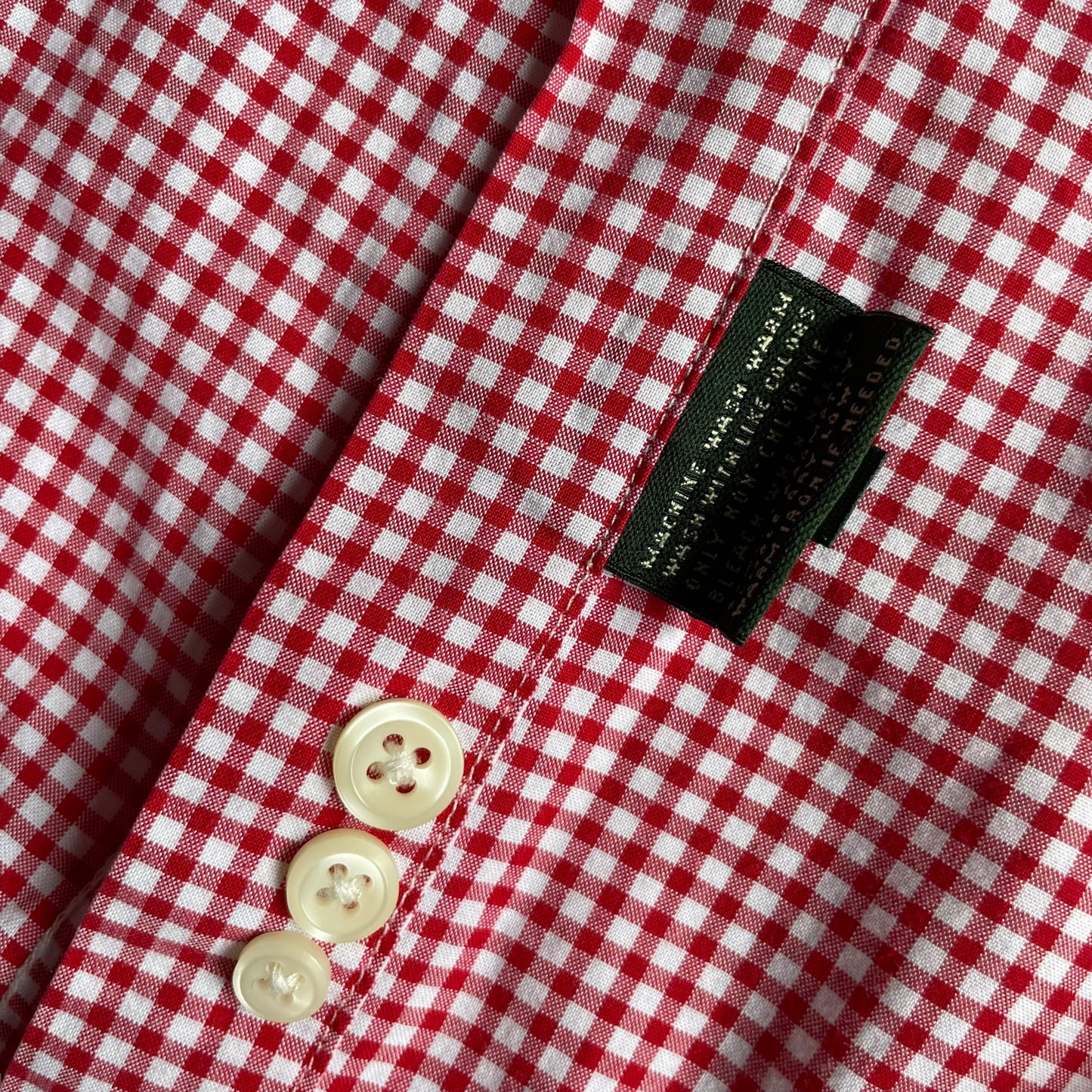 Lauren by Ralph Lauren Gingham Check L/SL BD Shirt