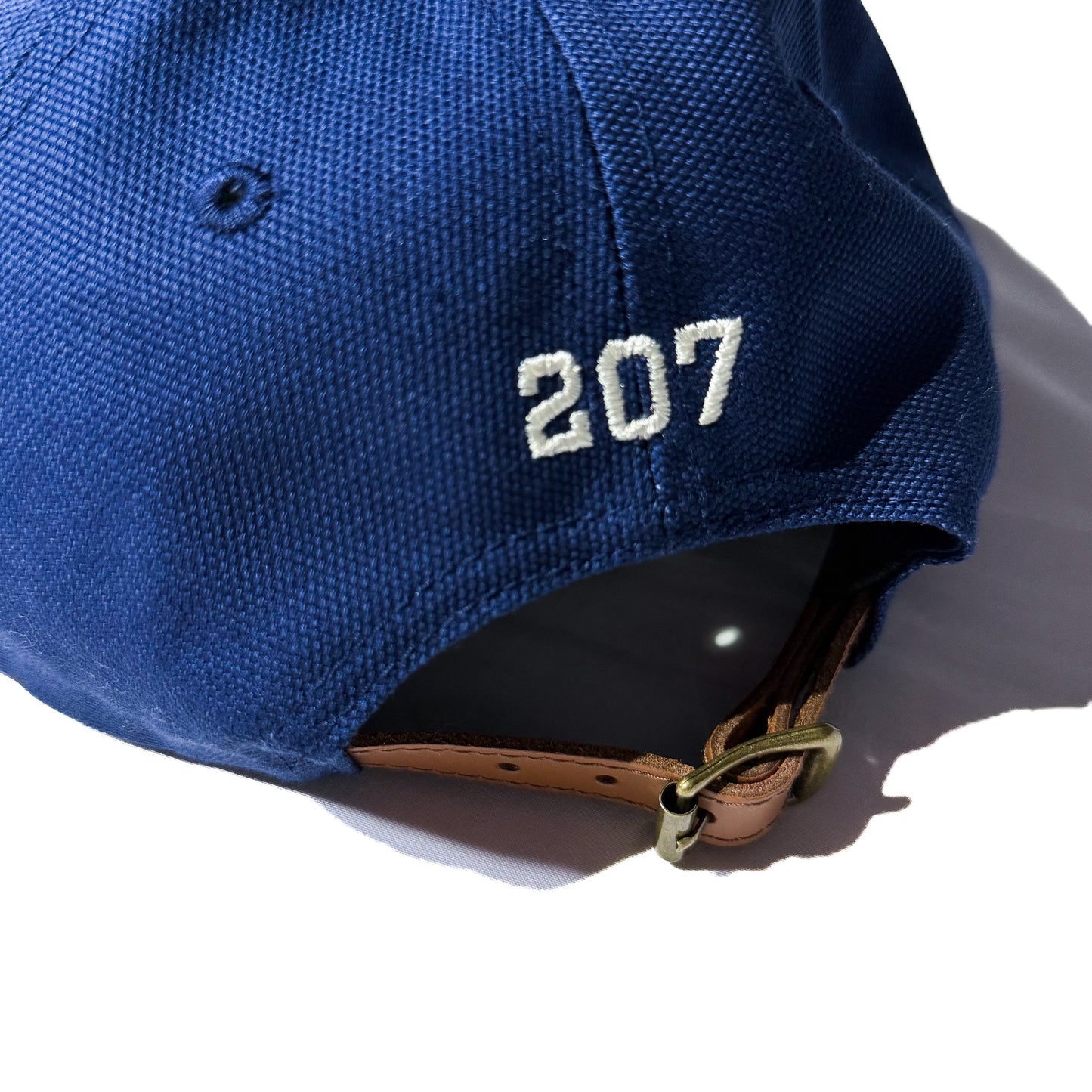 The Blueprint™︎ Leather Strap Canvas Baseball Cap