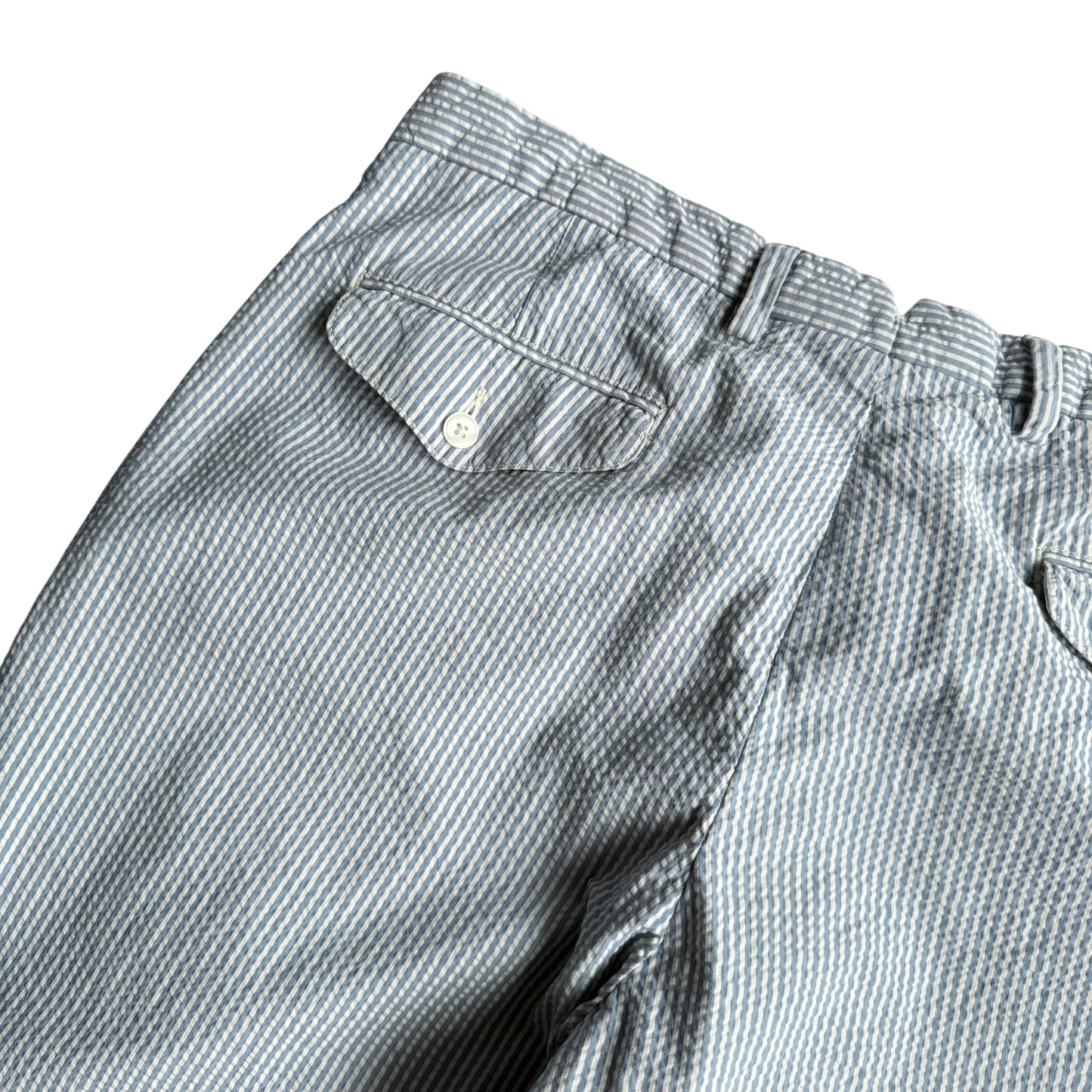【USED】Polo Ralph Lauren ポロラルフローレン Seersucker Shorts シアサッカー ショートパンツ 36inch