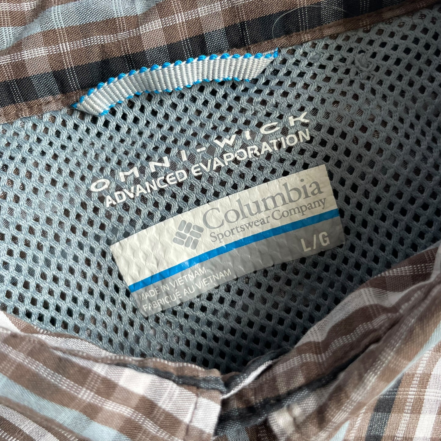 Columbia Omni-Wick L/SL Check Shirt