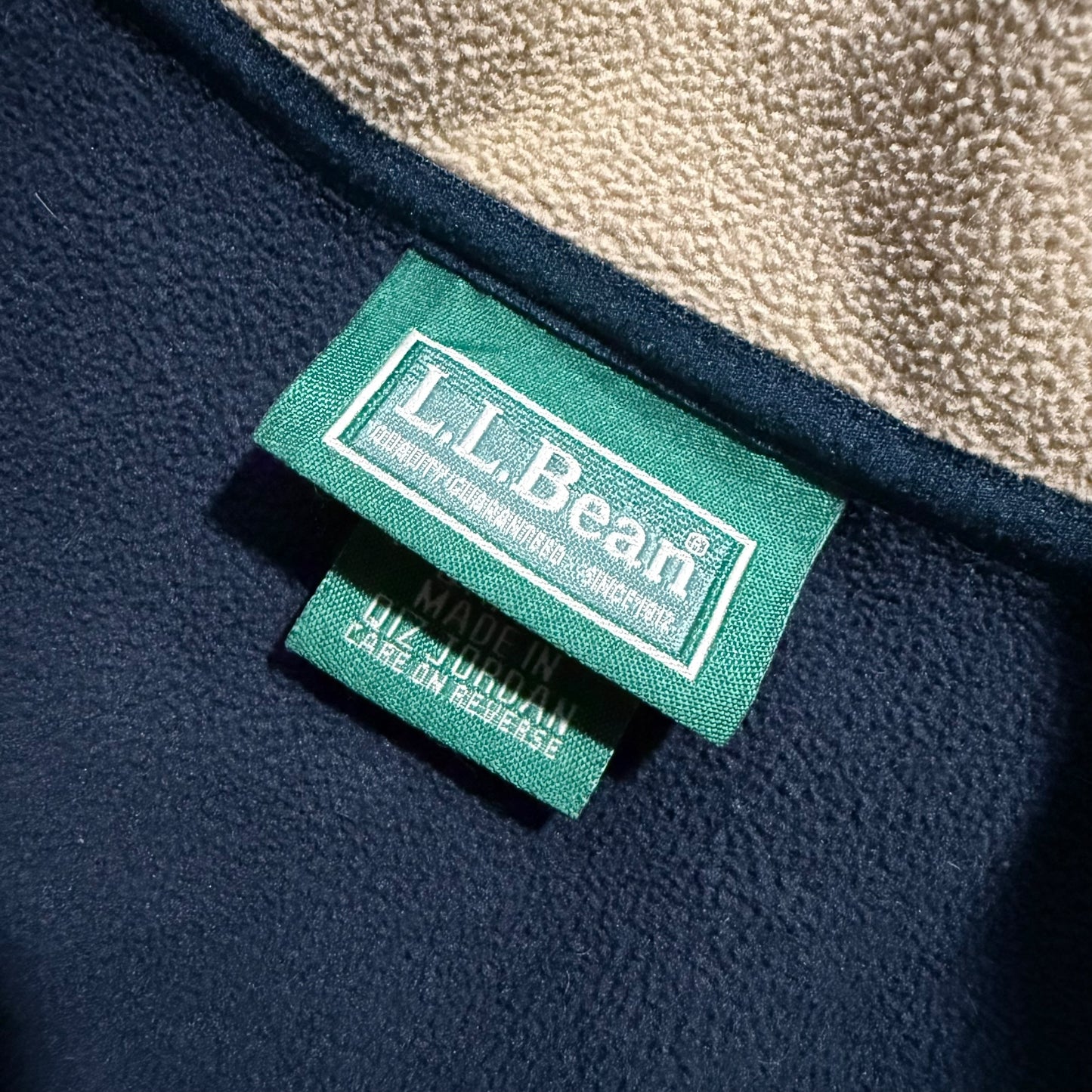 【USED】L.L.BEAN Full Zip Polartec Fleece Jacket