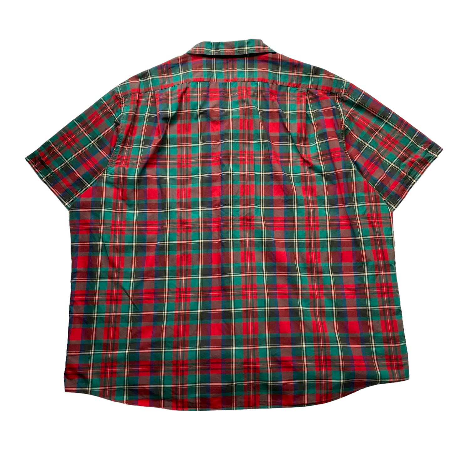 POLO BY  RALPH LAUREN MULTICOLOR CHECKED OPEN COLLAR SHIRT