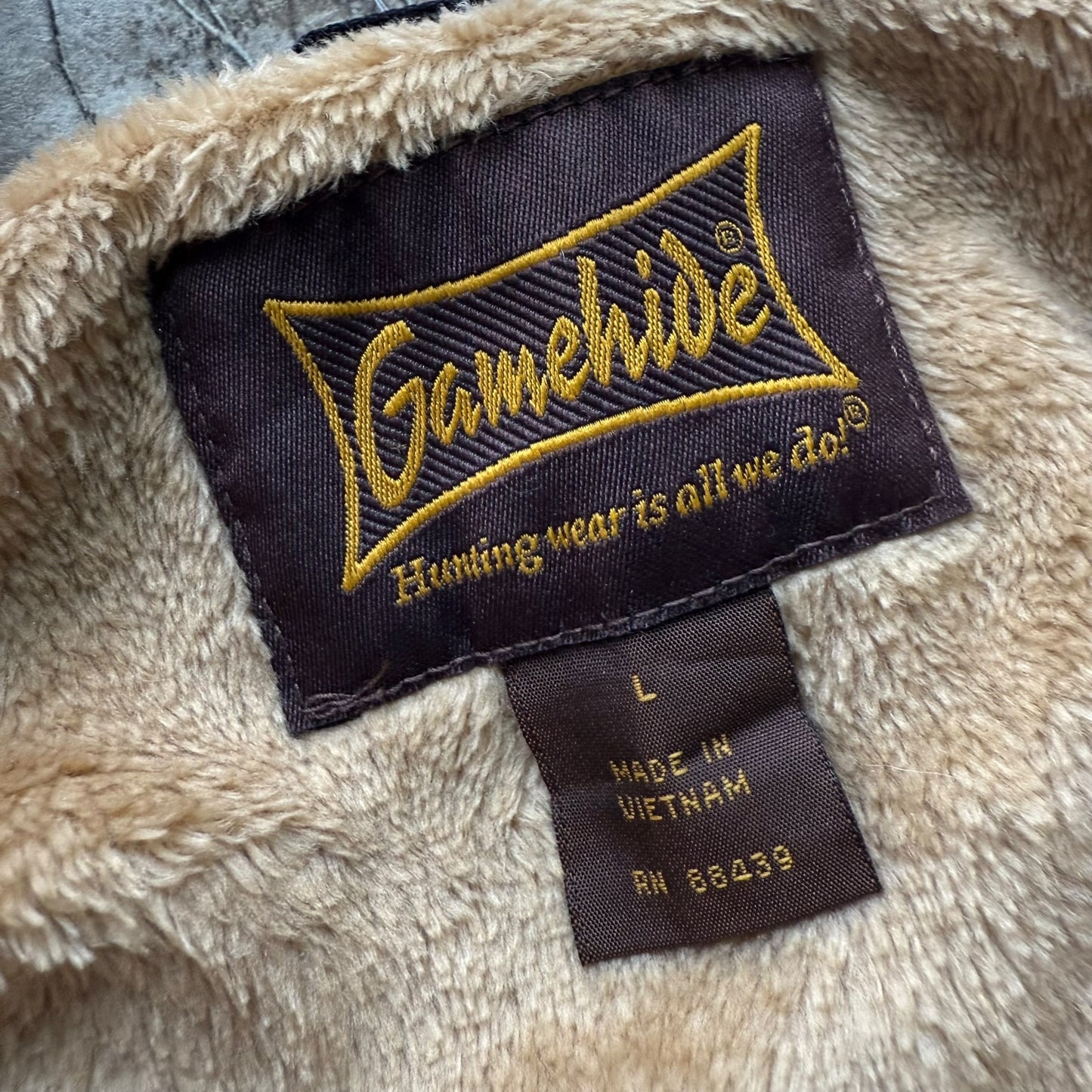 【USED】Gamehide Double zip Realtree Fleece Jacket